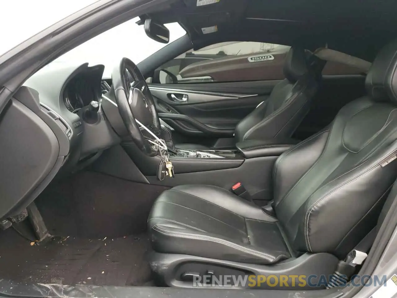 7 fotografías del automóvil dañado JN1EV7EL2LM380588 INFINITI Q60 2020