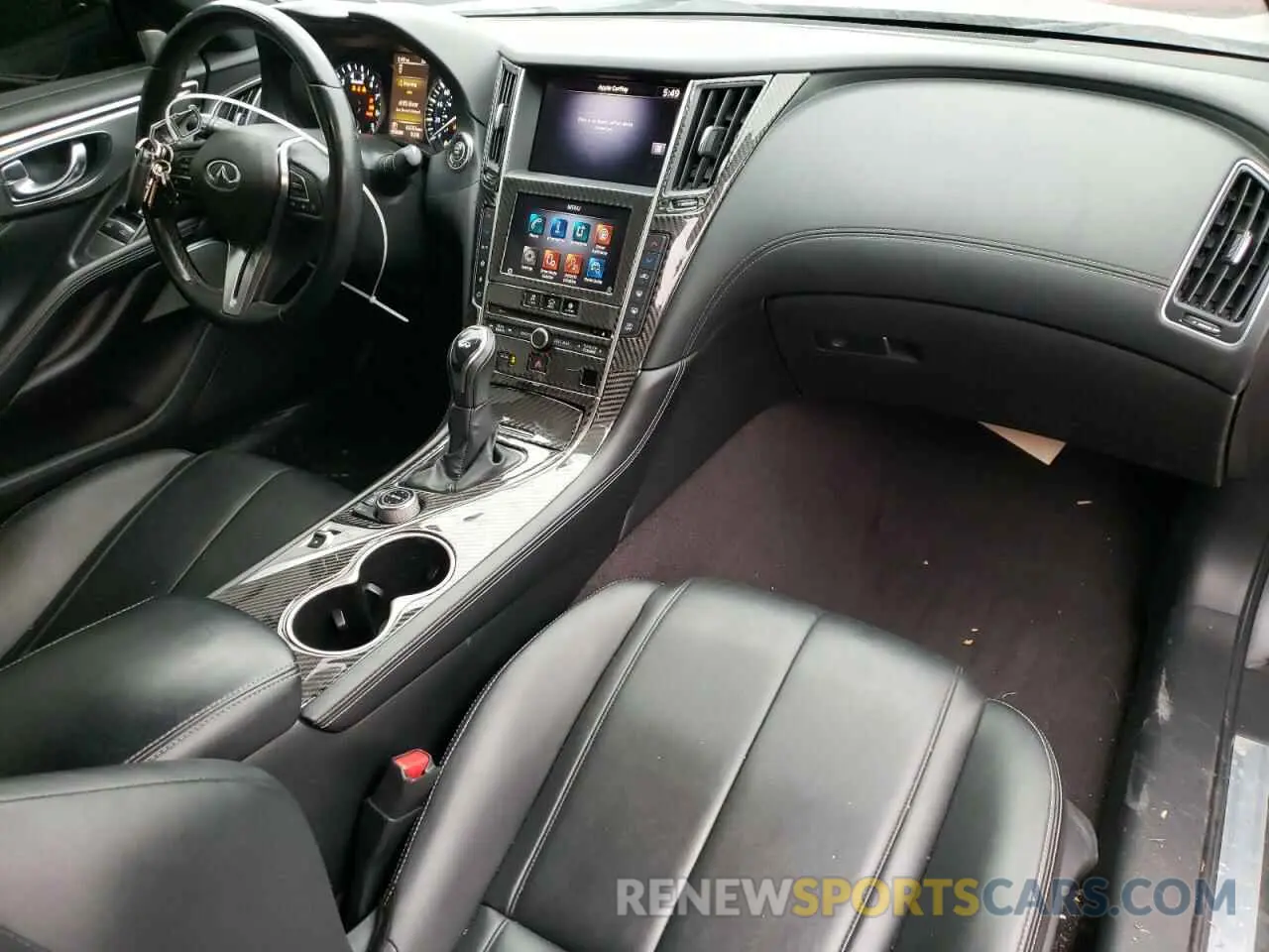 8 fotografías del automóvil dañado JN1EV7EL2LM380588 INFINITI Q60 2020