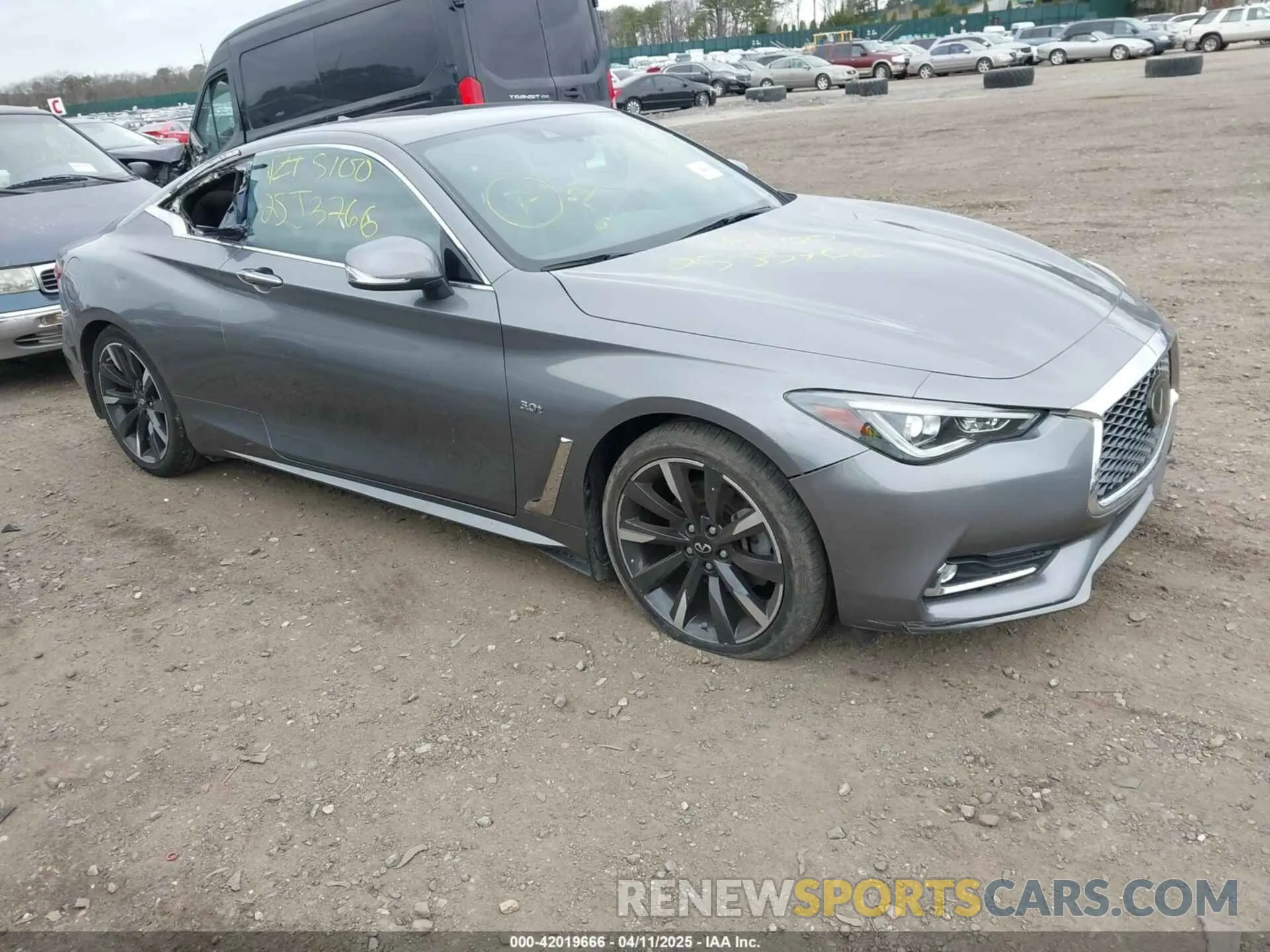1 fotografías del automóvil dañado JN1EV7EL2LM380655 INFINITI Q60 2020