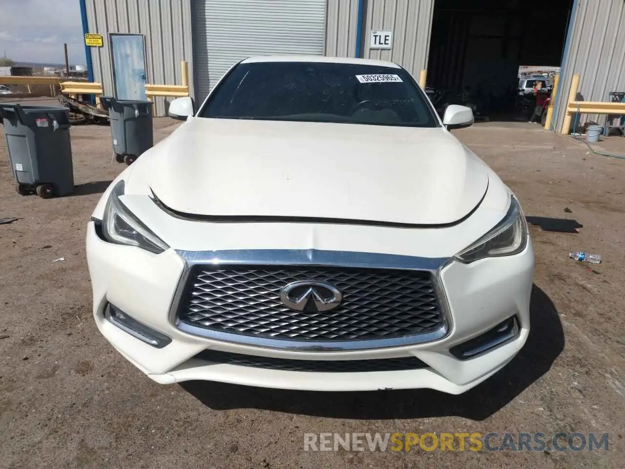 5 fotografías del automóvil dañado JN1EV7EL6LM380500 INFINITI Q60 2020