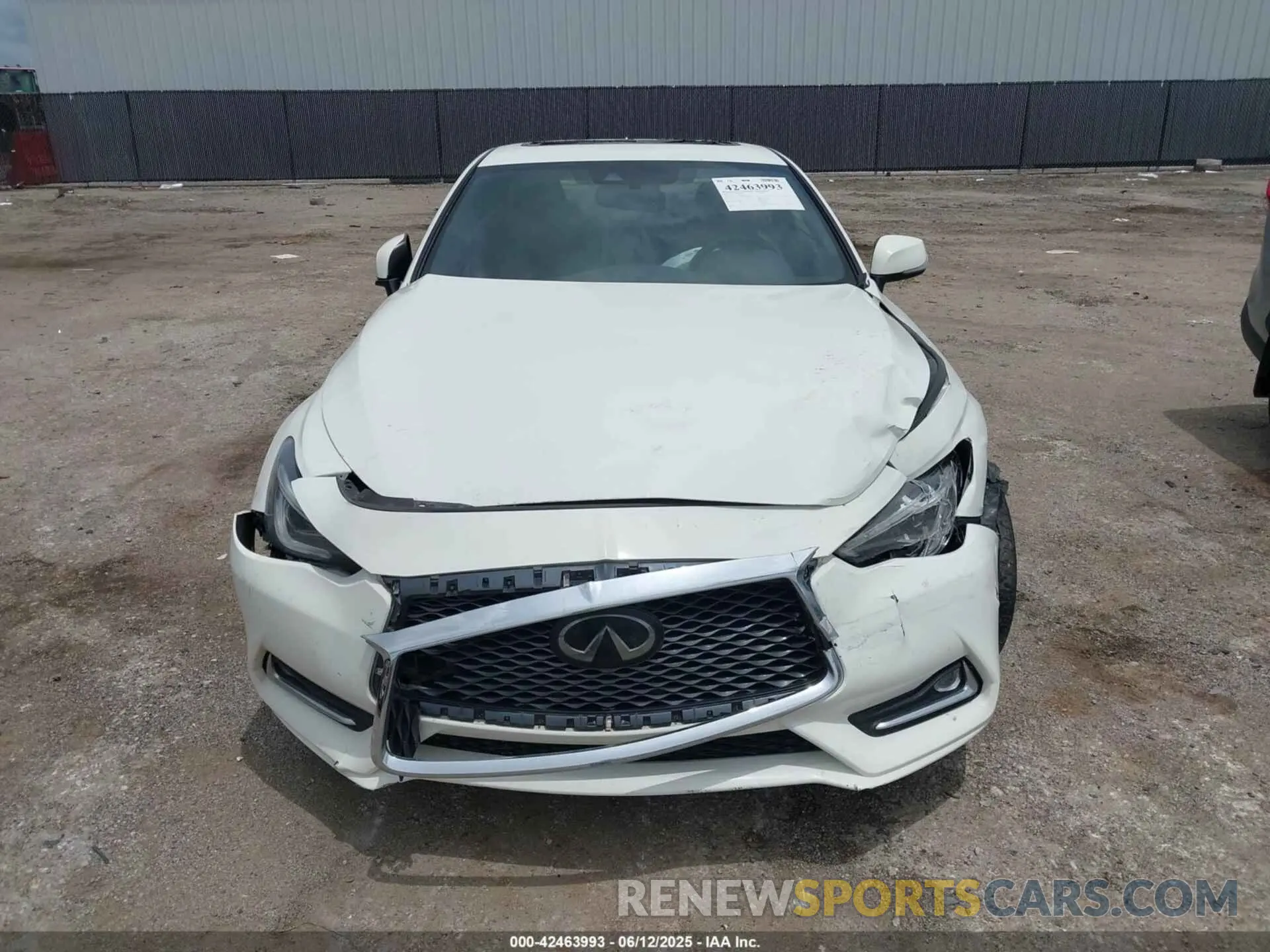 11 fotografías del automóvil dañado JN1EV7EL7LM380571 INFINITI Q60 2020