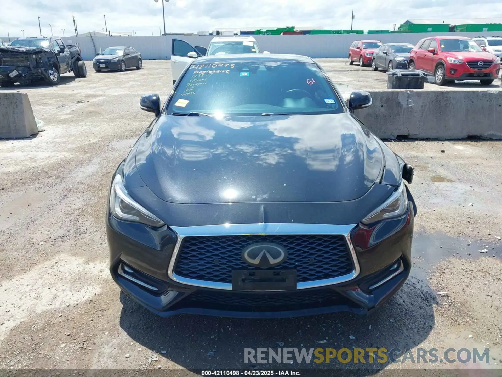 12 fotografías del automóvil dañado JN1FV7EK0LM400011 INFINITI Q60 2020