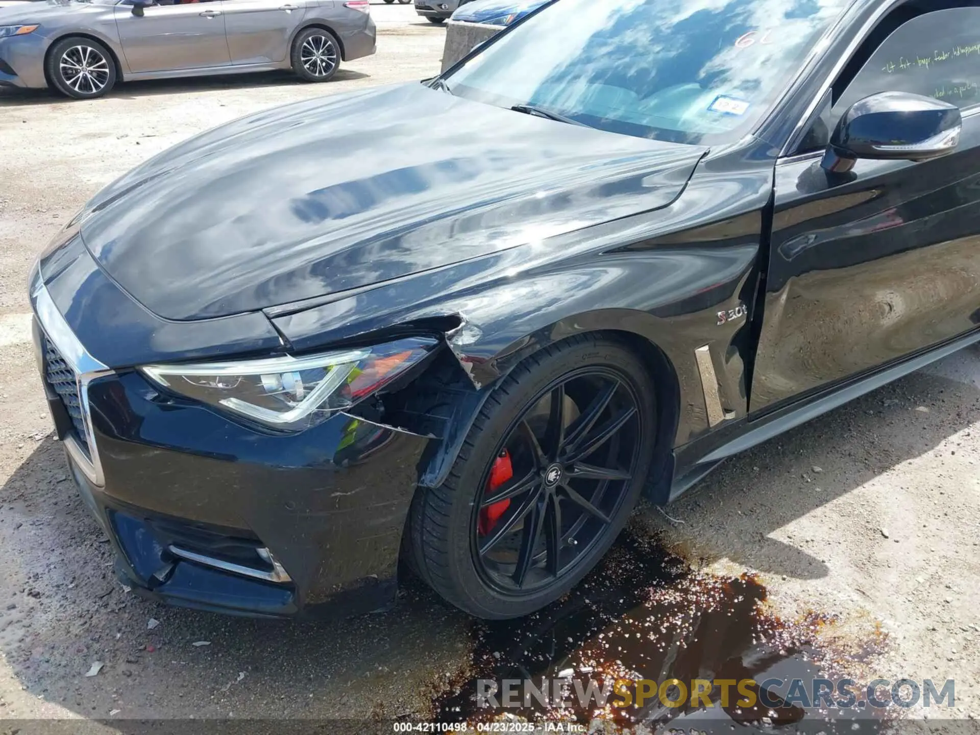 6 fotografías del automóvil dañado JN1FV7EK0LM400011 INFINITI Q60 2020