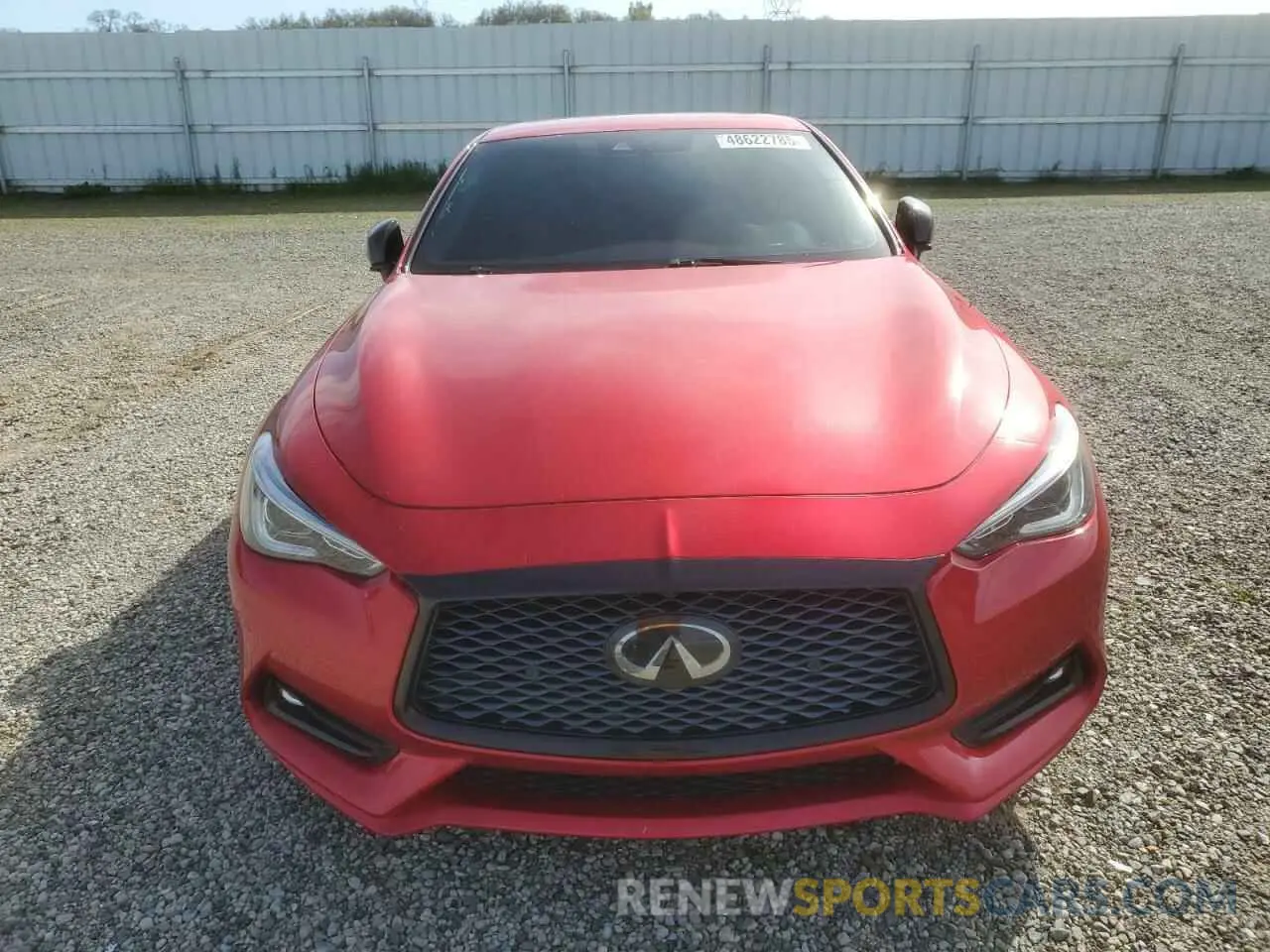 5 fotografías del automóvil dañado JN1FV7EK0LM400218 INFINITI Q60 2020