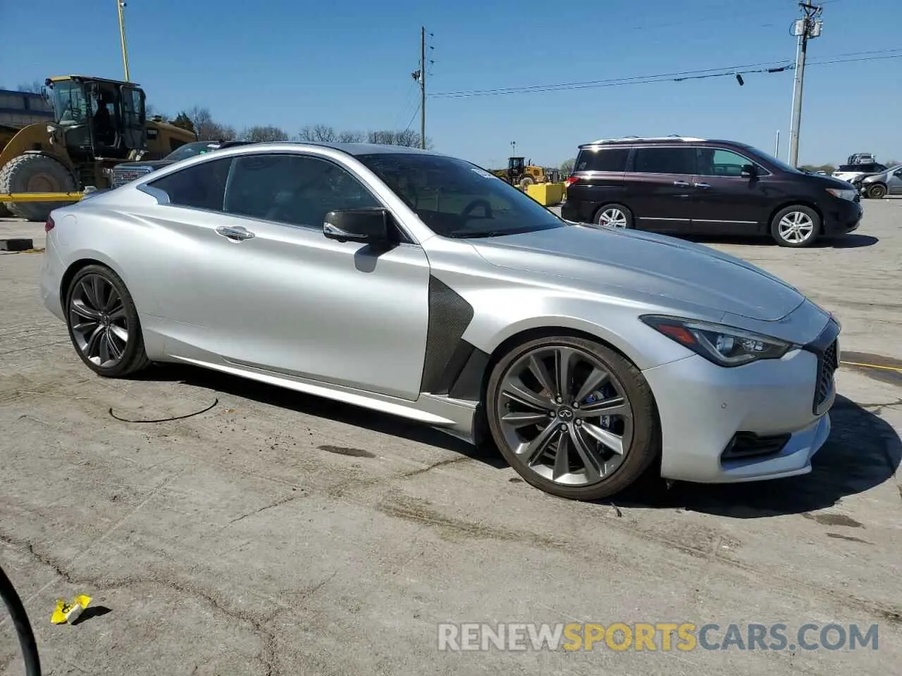 4 fotografías del automóvil dañado JN1FV7EK4LM400058 INFINITI Q60 2020