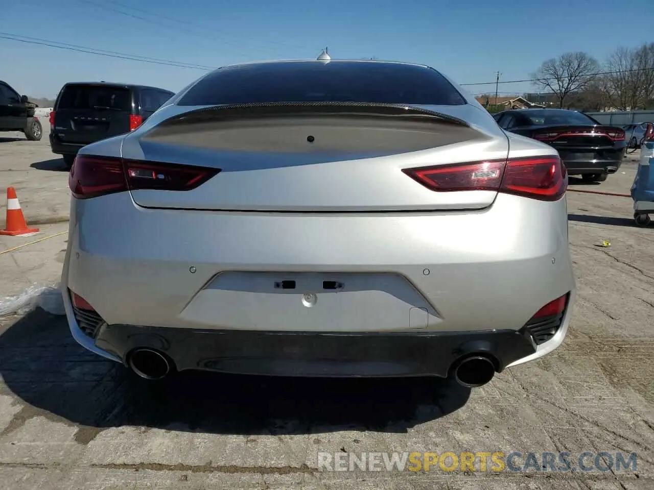 6 fotografías del automóvil dañado JN1FV7EK4LM400058 INFINITI Q60 2020