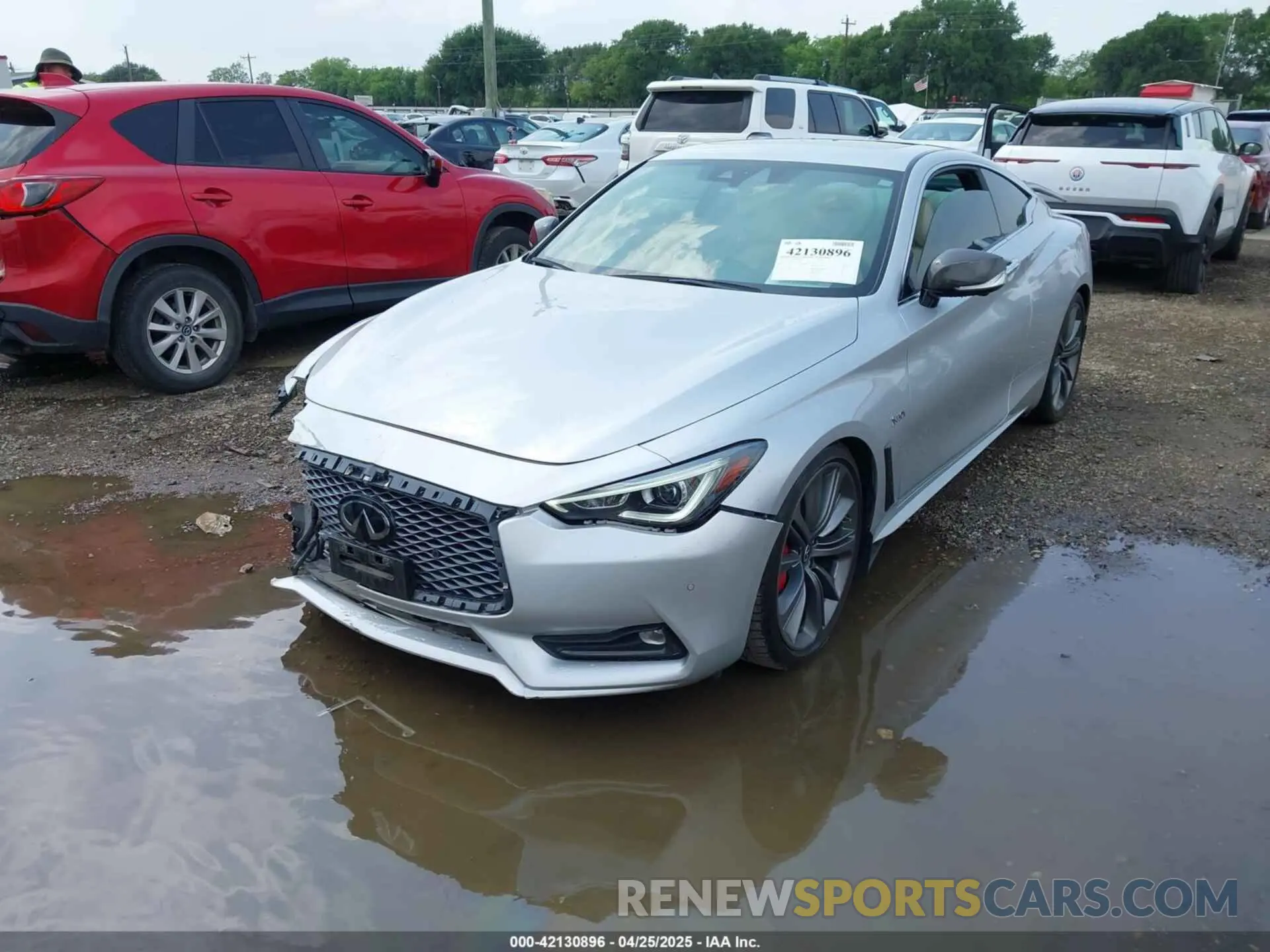 2 fotografías del automóvil dañado JN1FV7EK5LM400392 INFINITI Q60 2020