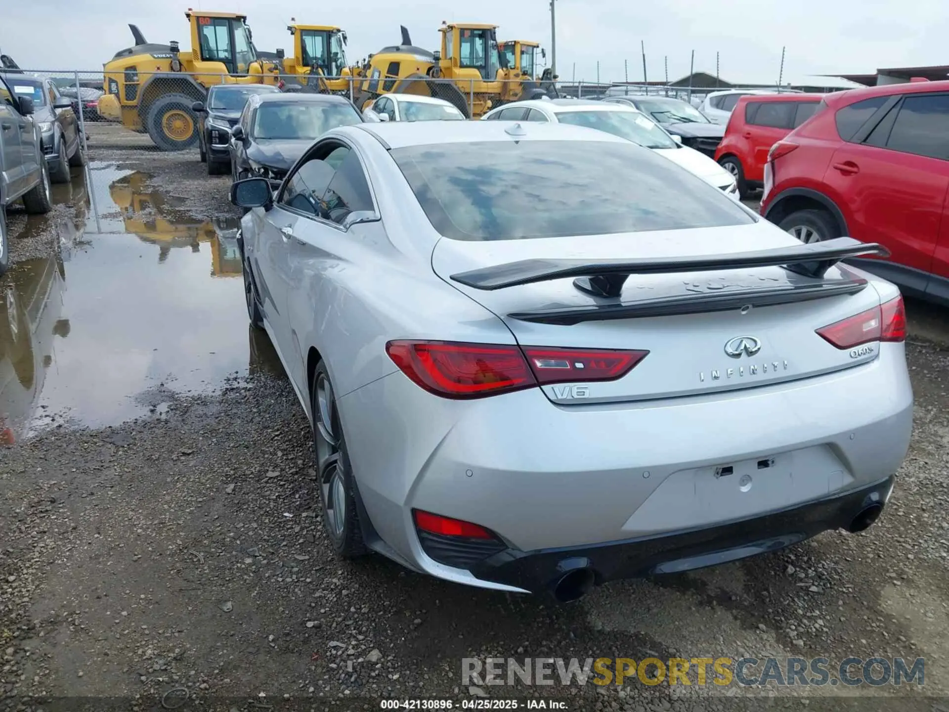3 fotografías del automóvil dañado JN1FV7EK5LM400392 INFINITI Q60 2020