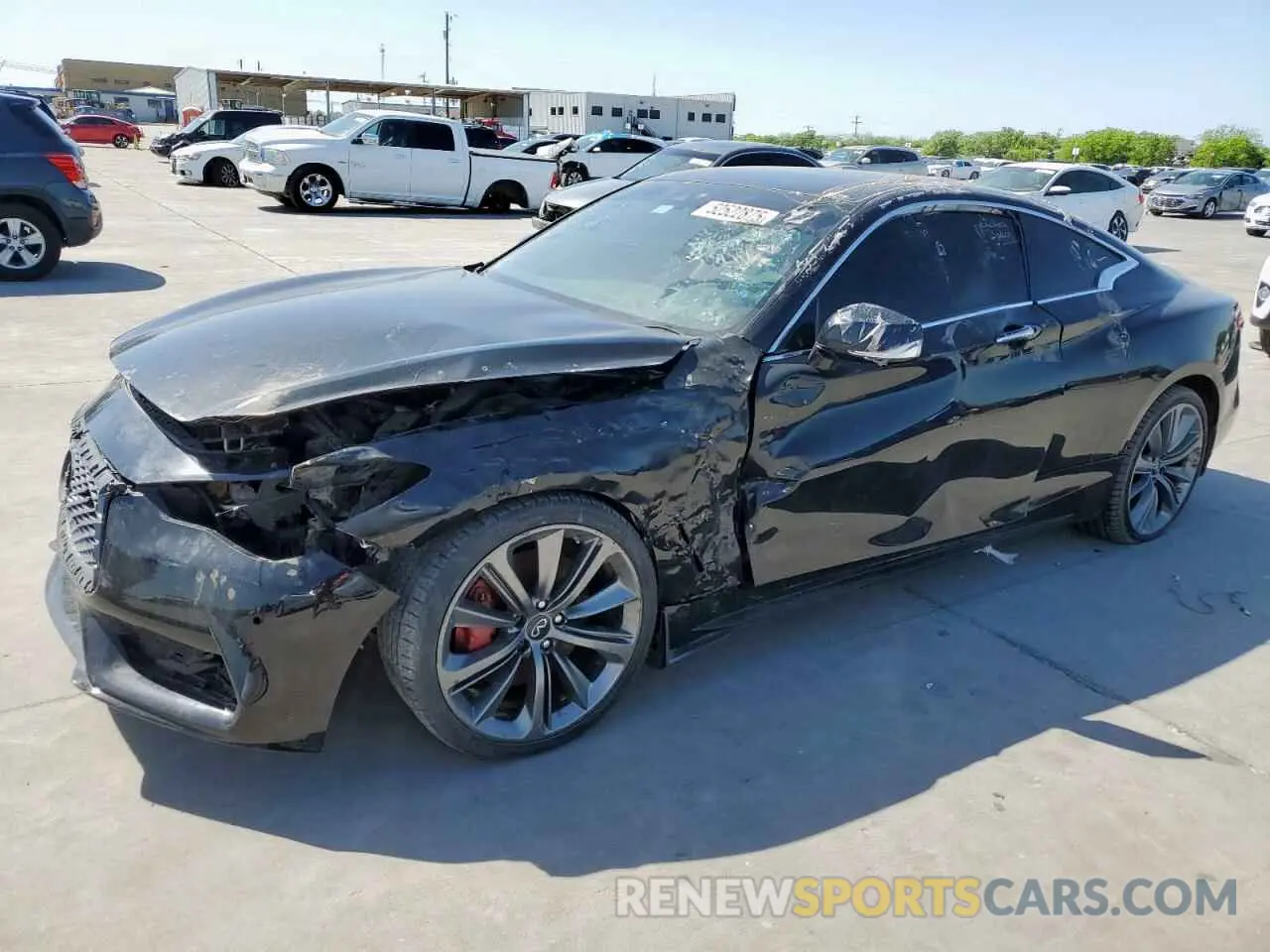 1 fotografías del automóvil dañado JN1FV7EL9LM460040 INFINITI Q60 2020