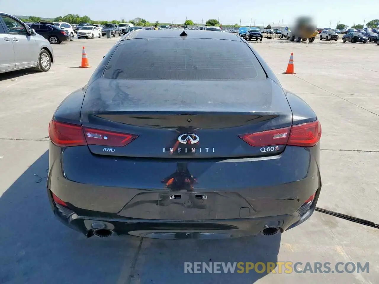 6 fotografías del automóvil dañado JN1FV7EL9LM460040 INFINITI Q60 2020