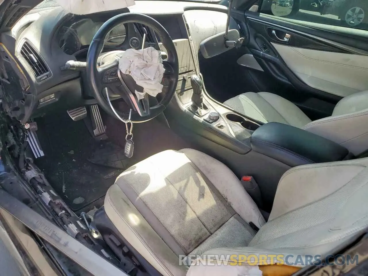 8 fotografías del automóvil dañado JN1FV7EL9LM460040 INFINITI Q60 2020