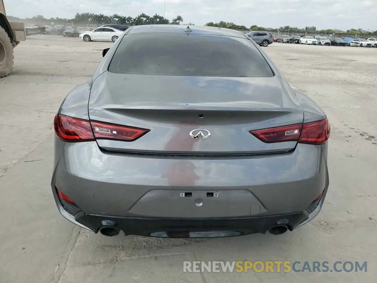 6 fotografías del automóvil dañado JN1EV7JK9MM411057 INFINITI Q60 2021