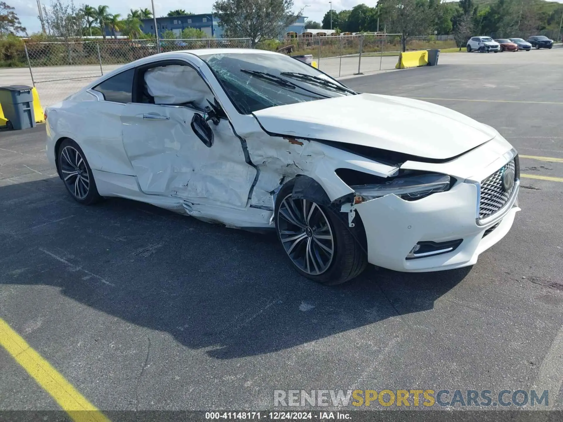 1 fotografías del automóvil dañado JN1EV7KK1MM410712 INFINITI Q60 2021