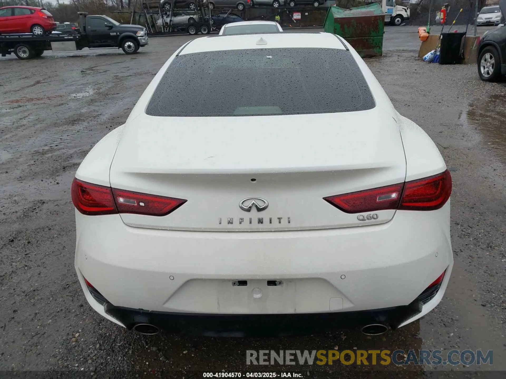 16 fotografías del automóvil dañado JN1EV7KK2MM410203 INFINITI Q60 2021