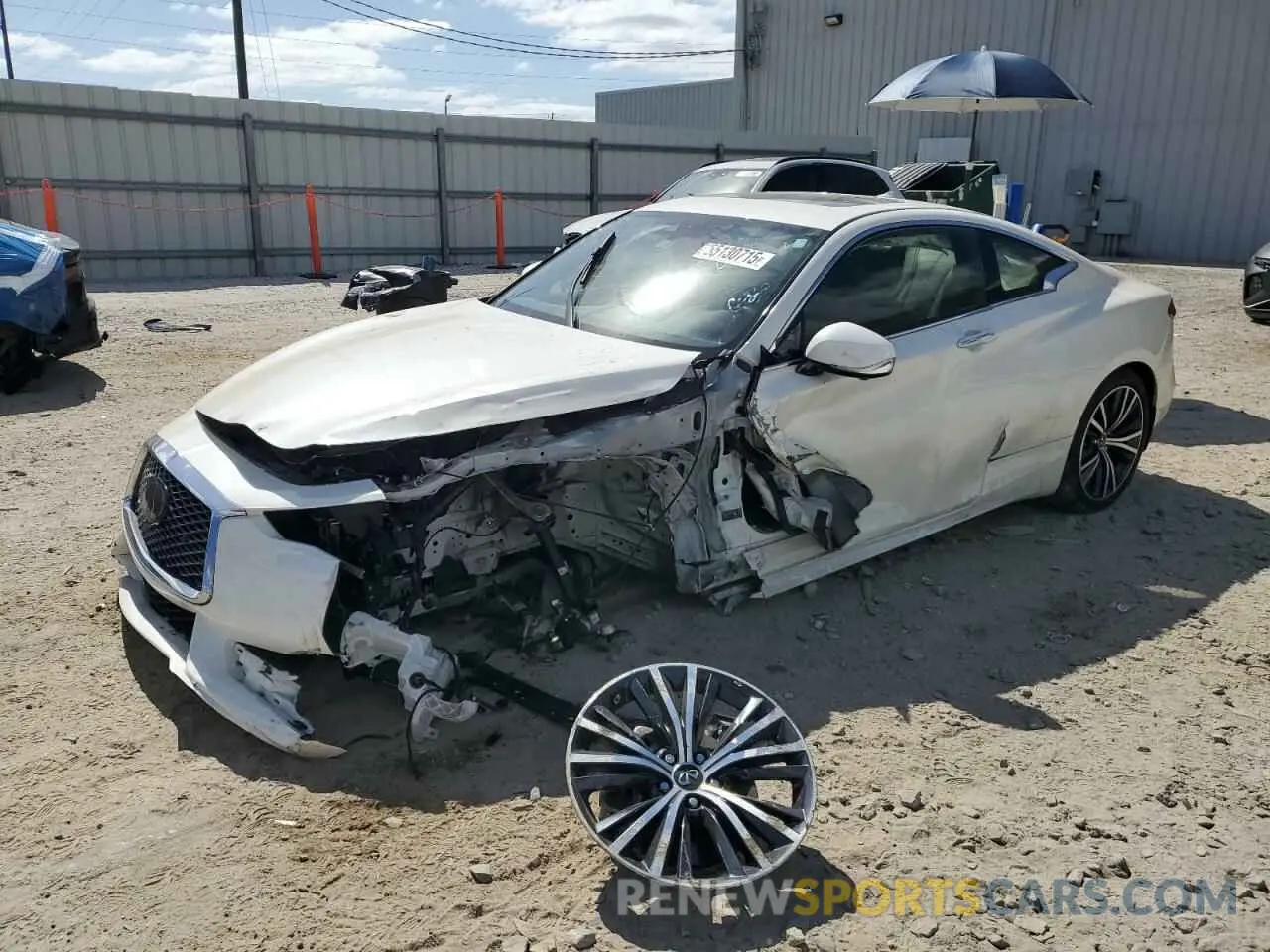 1 fotografías del automóvil dañado JN1EV7KK3MM411019 INFINITI Q60 2021