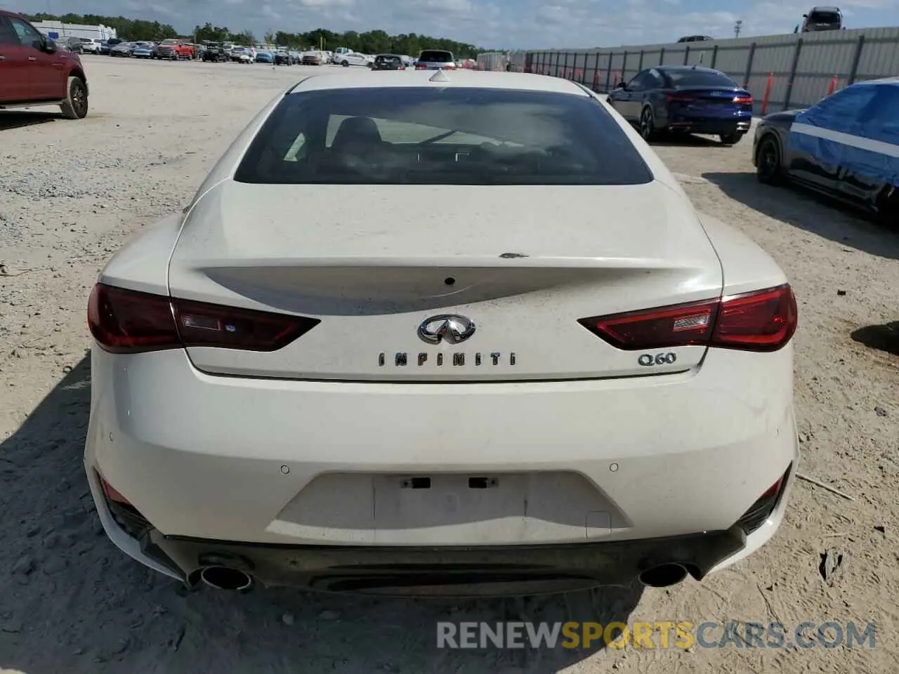 6 fotografías del automóvil dañado JN1EV7KK3MM411019 INFINITI Q60 2021