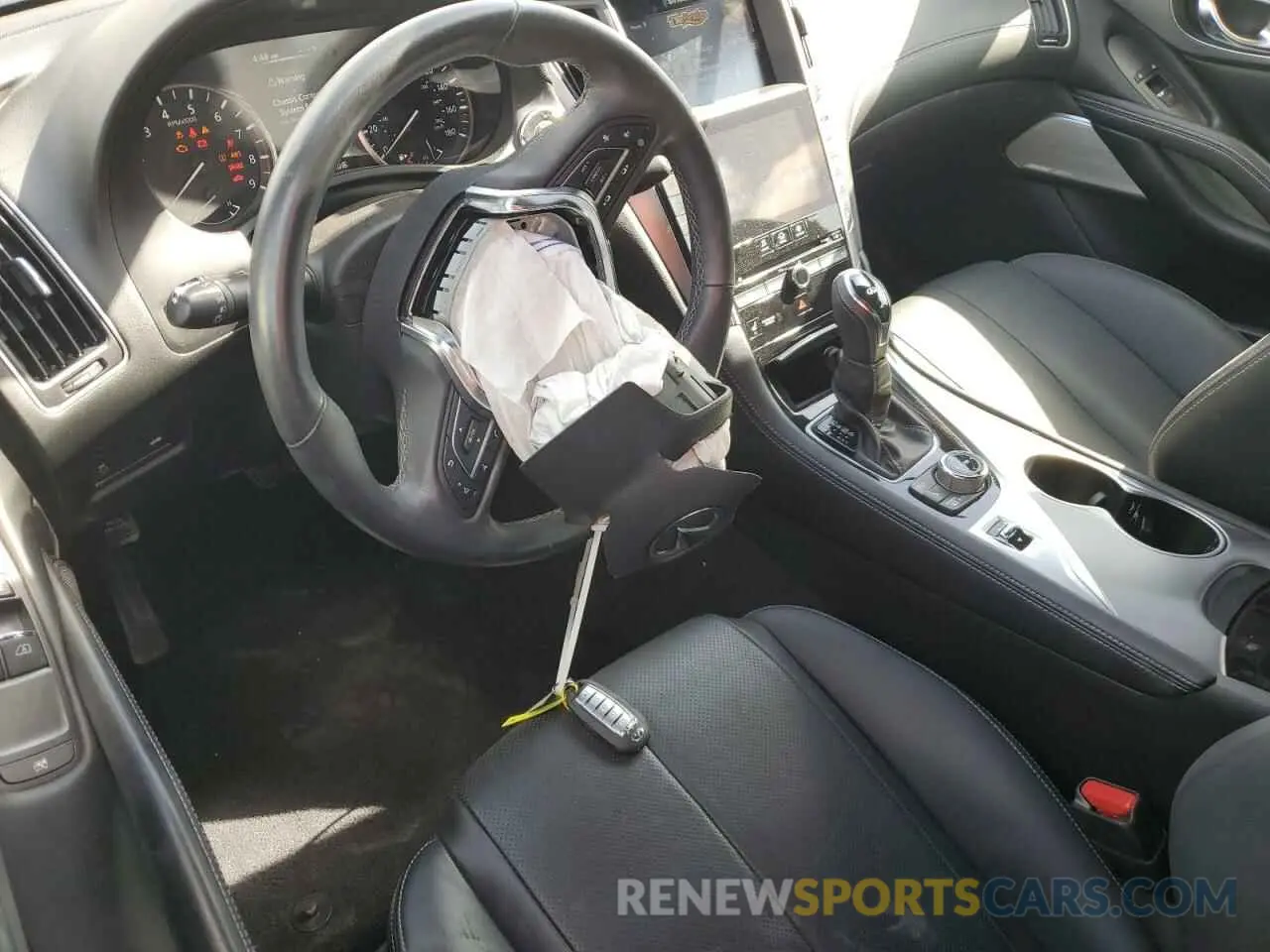 8 fotografías del automóvil dañado JN1EV7KK3MM411019 INFINITI Q60 2021