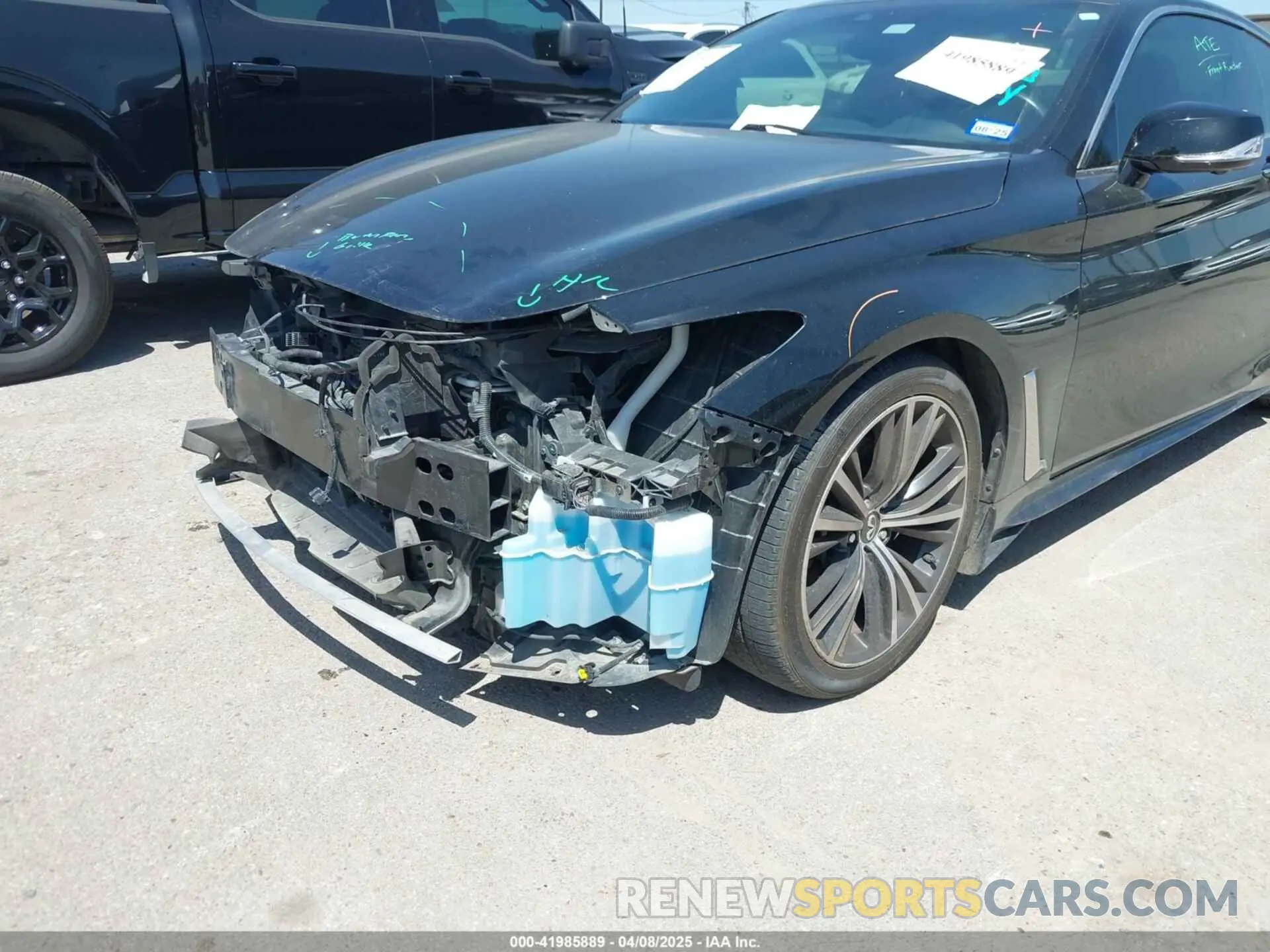 17 fotografías del automóvil dañado JN1EV7KK4MM410414 INFINITI Q60 2021