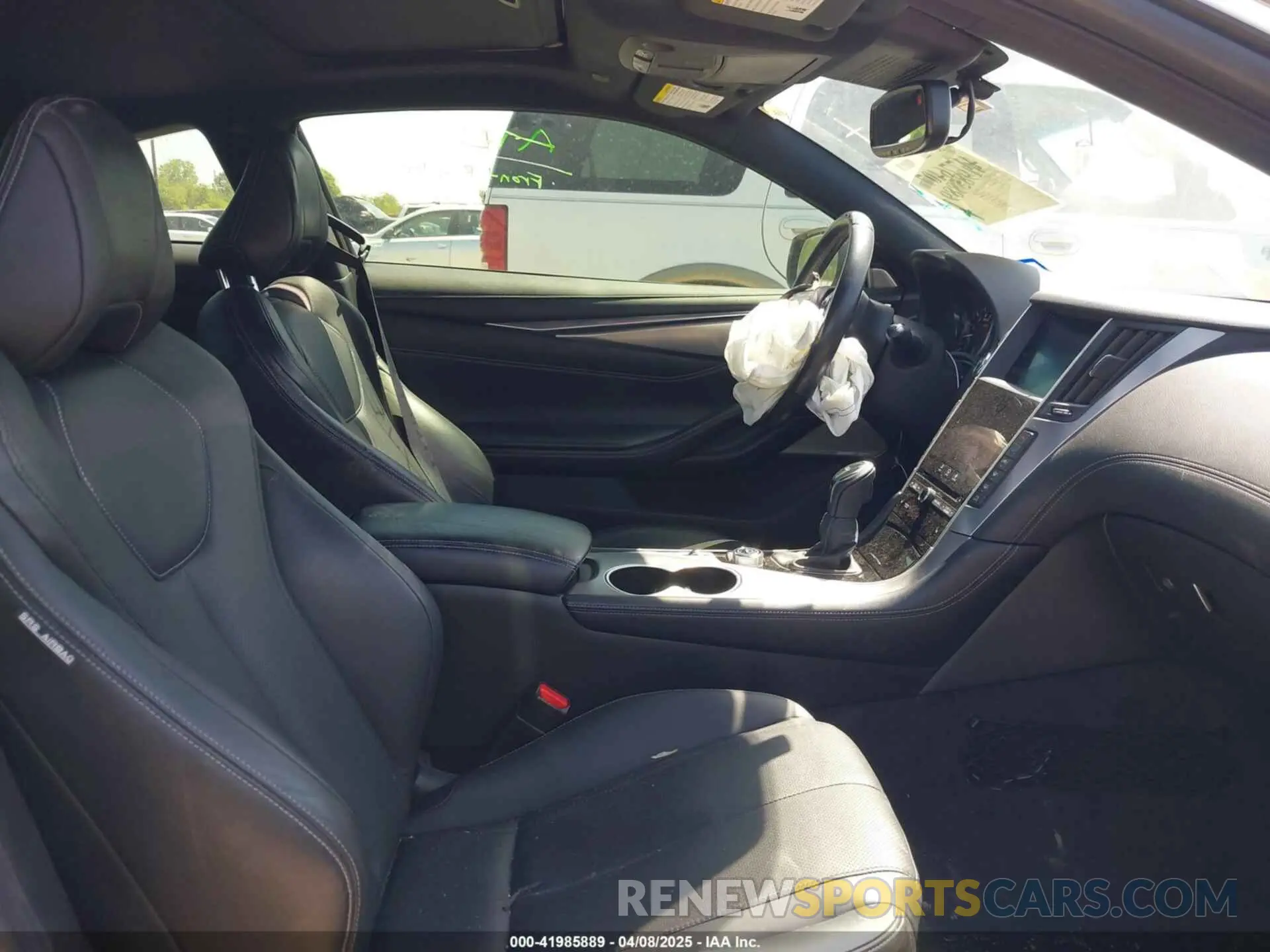 5 fotografías del automóvil dañado JN1EV7KK4MM410414 INFINITI Q60 2021