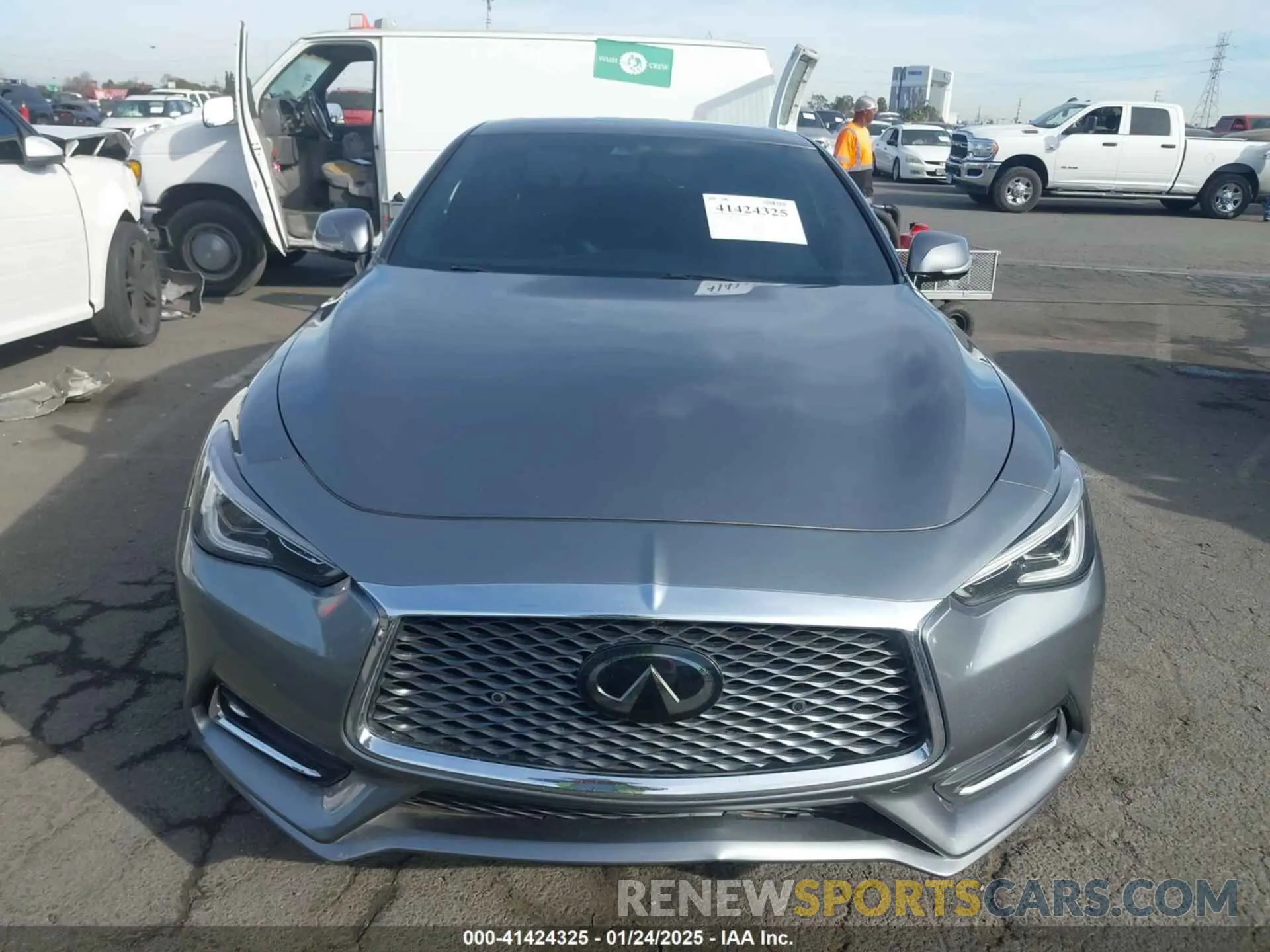 11 fotografías del automóvil dañado JN1EV7KK4MM410526 INFINITI Q60 2021