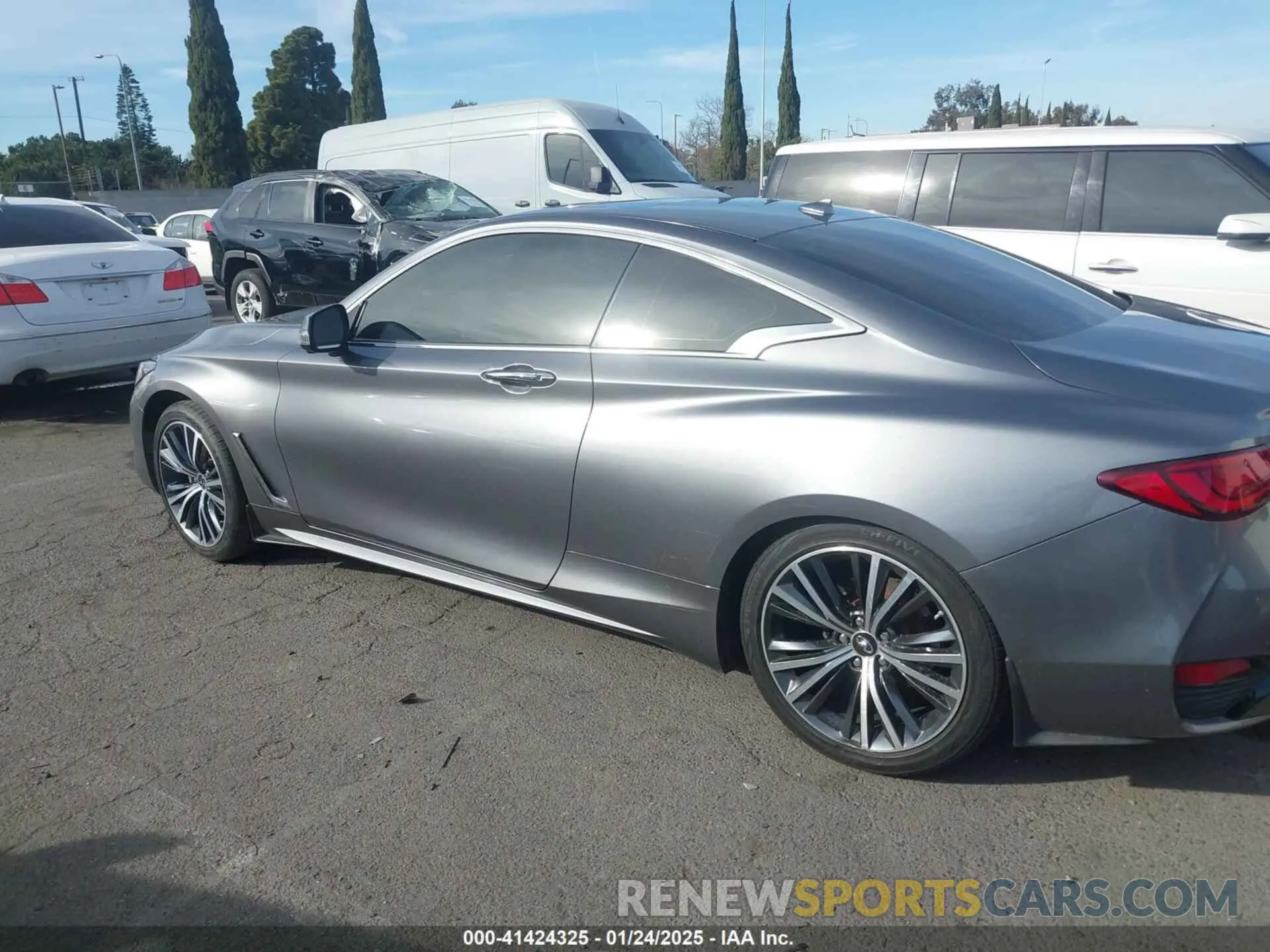 13 fotografías del automóvil dañado JN1EV7KK4MM410526 INFINITI Q60 2021