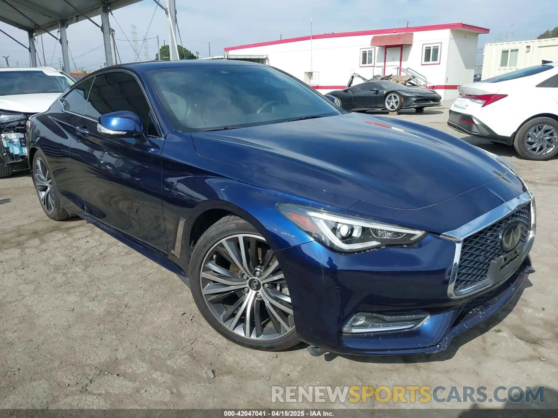 1 fotografías del automóvil dañado JN1EV7KK7MM411041 INFINITI Q60 2021