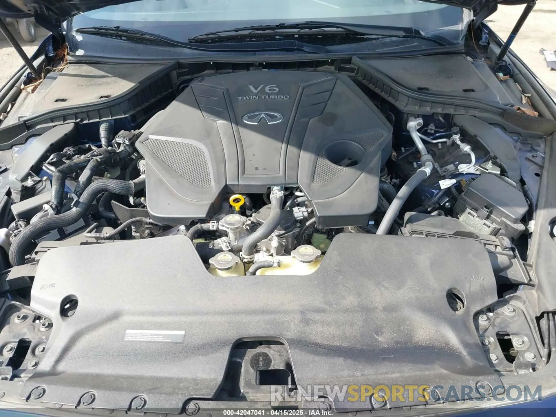 10 fotografías del automóvil dañado JN1EV7KK7MM411041 INFINITI Q60 2021