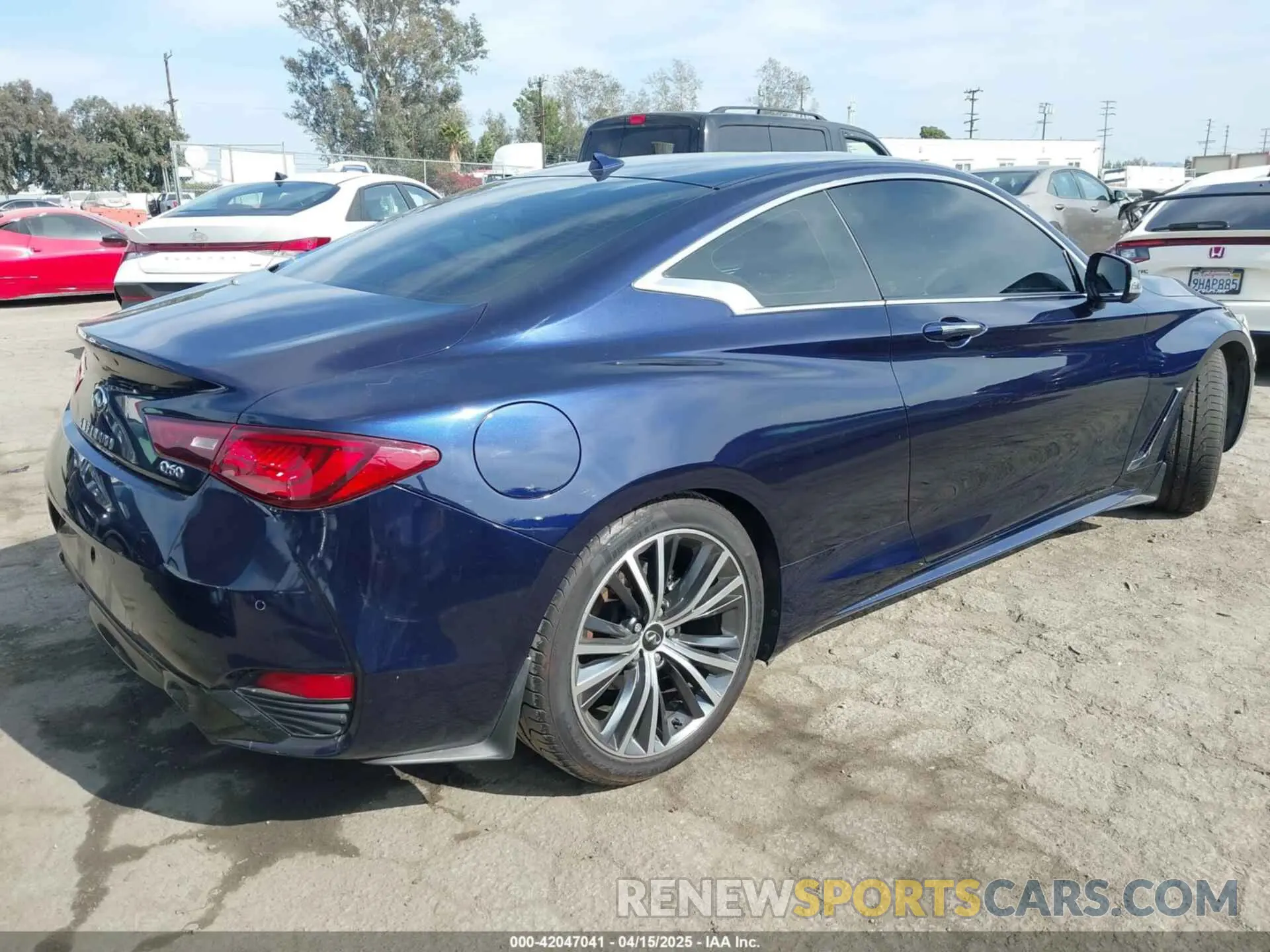 4 fotografías del automóvil dañado JN1EV7KK7MM411041 INFINITI Q60 2021