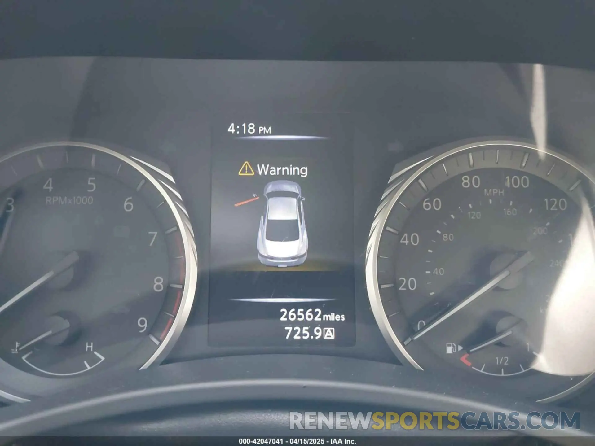7 fotografías del automóvil dañado JN1EV7KK7MM411041 INFINITI Q60 2021