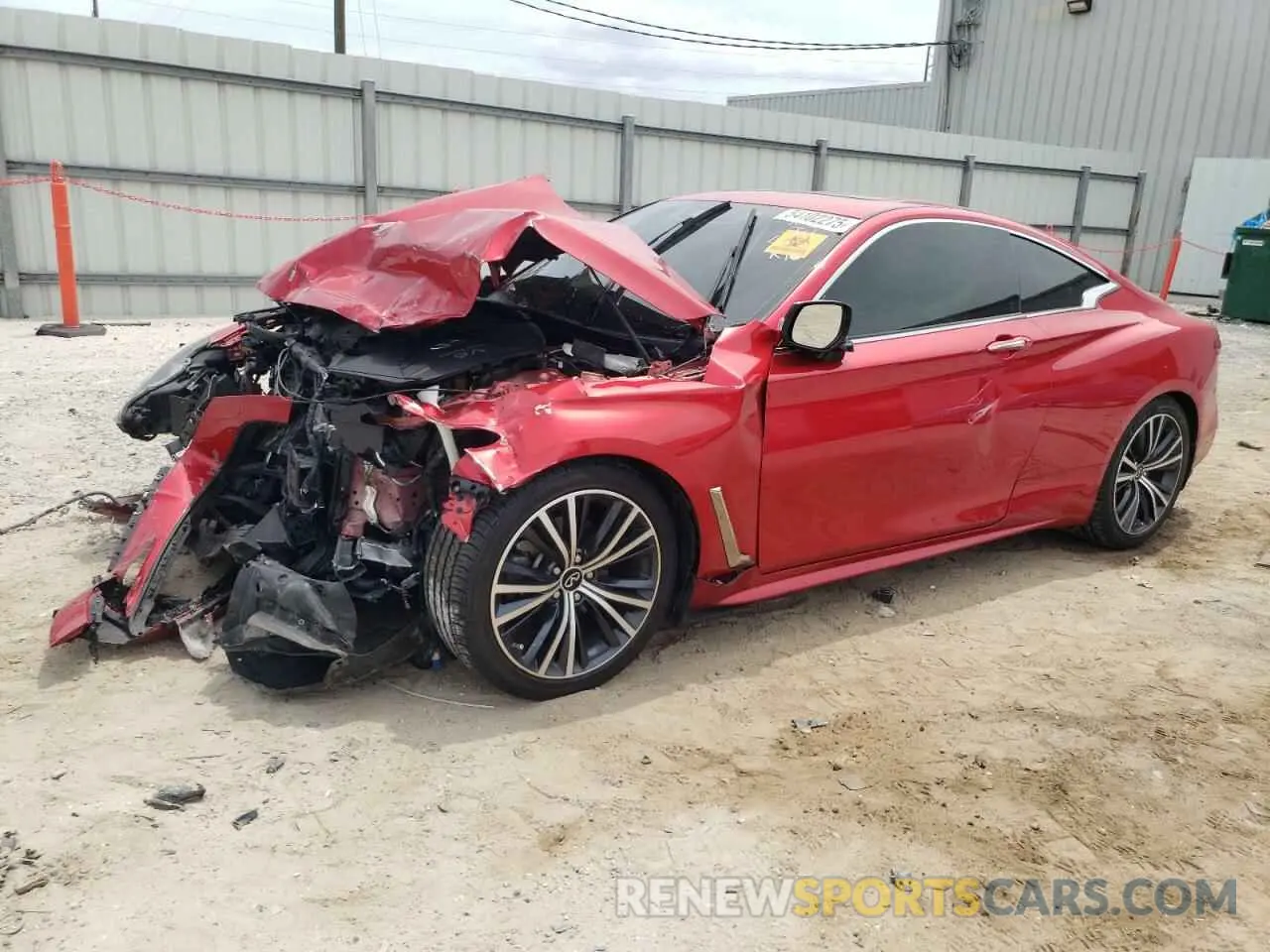 1 fotografías del automóvil dañado JN1EV7KK8MM410898 INFINITI Q60 2021