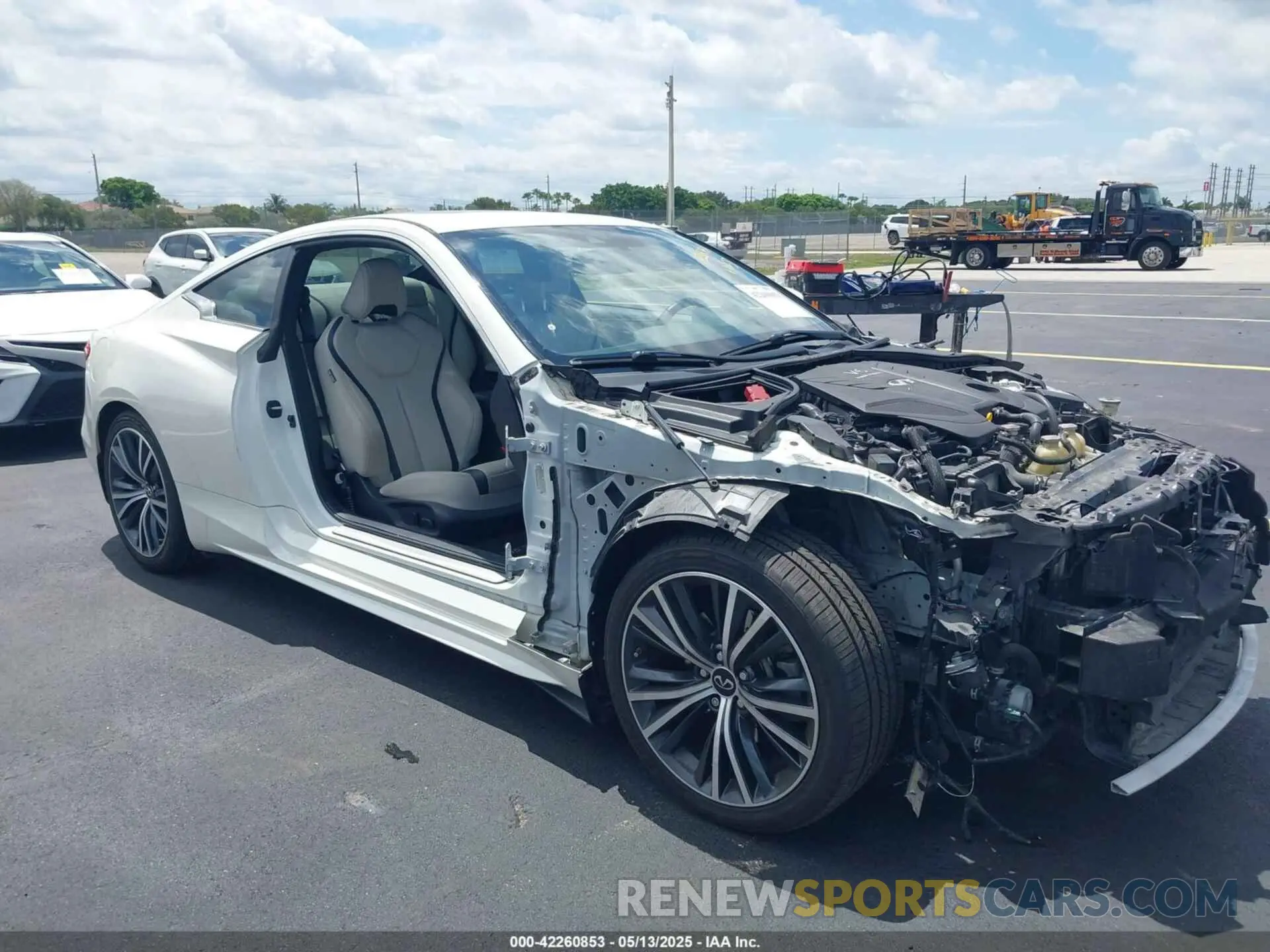 18 fotografías del automóvil dañado JN1EV7KKXMM410062 INFINITI Q60 2021