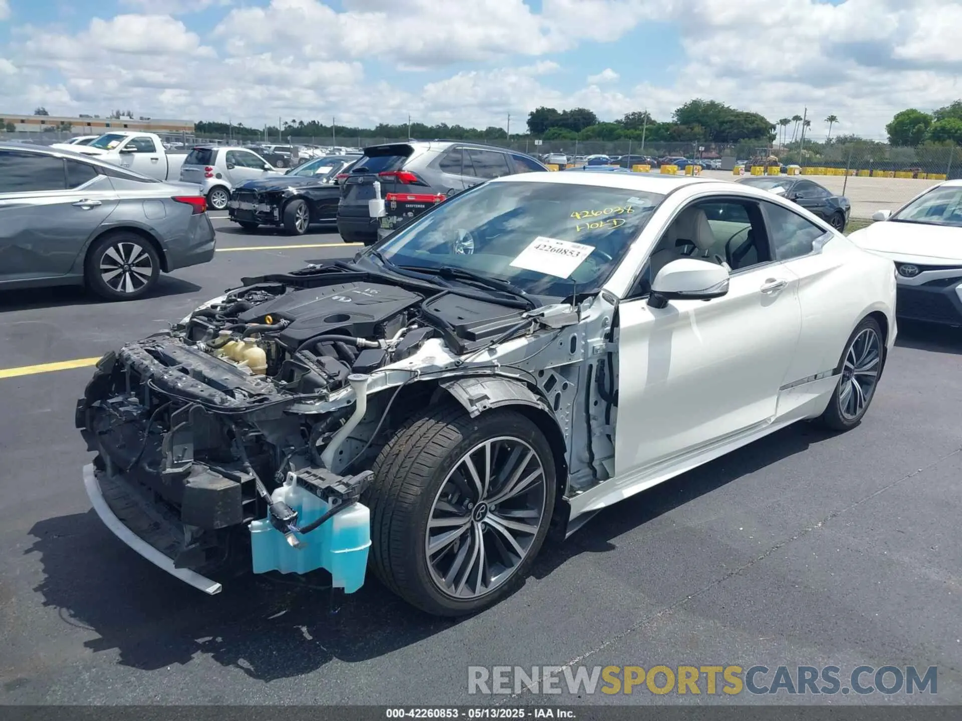 2 fotografías del automóvil dañado JN1EV7KKXMM410062 INFINITI Q60 2021
