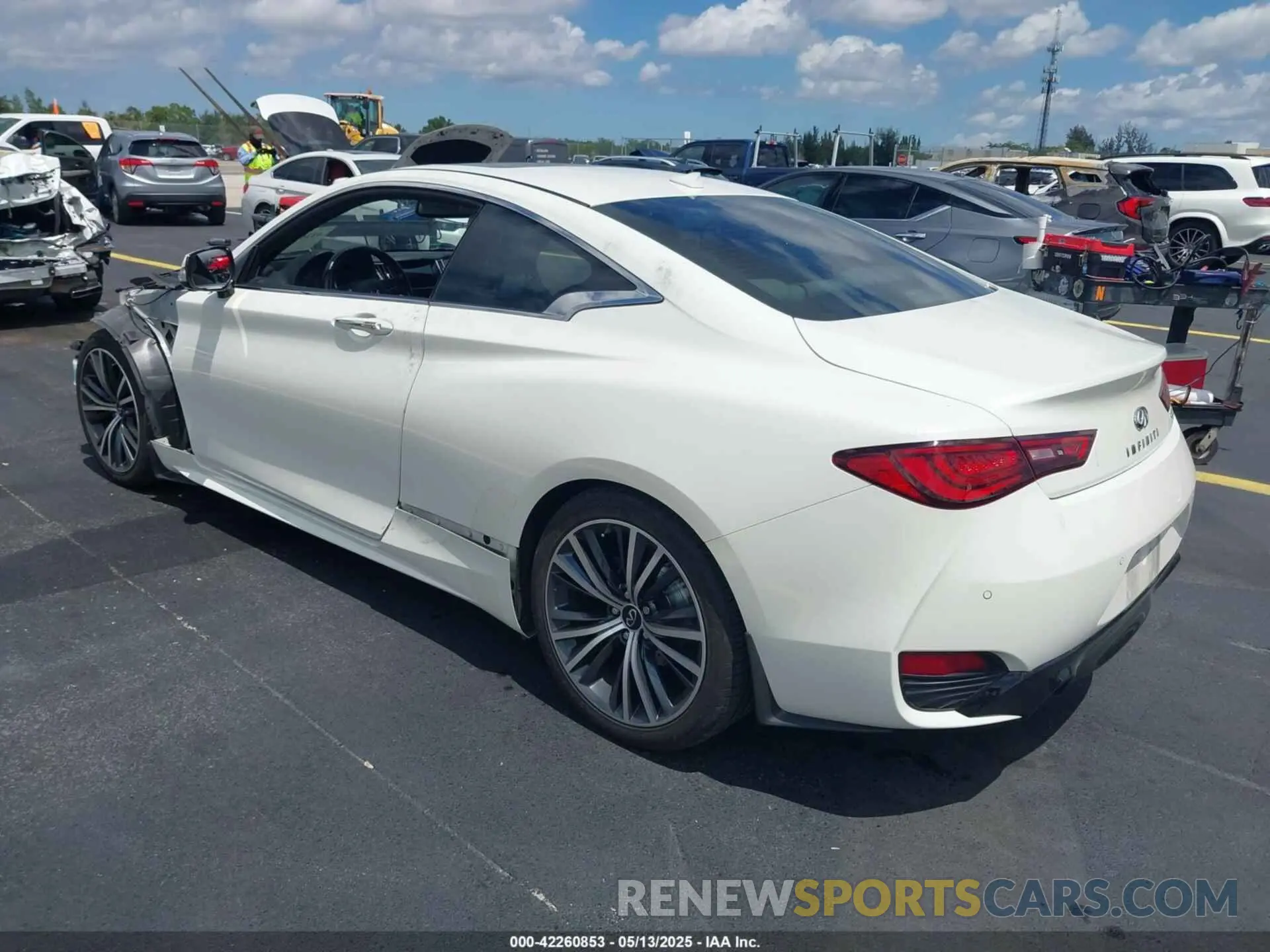 3 fotografías del automóvil dañado JN1EV7KKXMM410062 INFINITI Q60 2021
