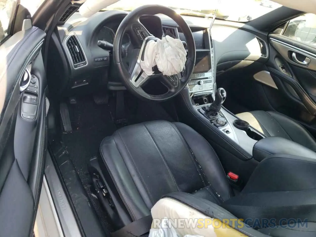 8 fotografías del automóvil dañado JN1EV7KL5MM470128 INFINITI Q60 2021