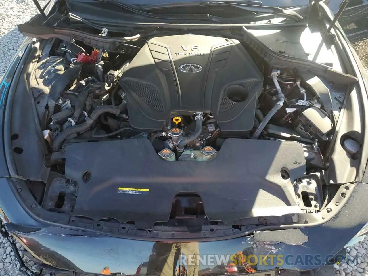 11 fotografías del automóvil dañado JN1FV7LK1MM530447 INFINITI Q60 2021