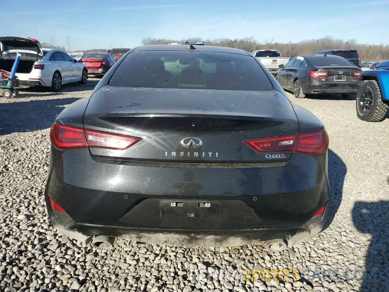 6 fotografías del automóvil dañado JN1FV7LK1MM530447 INFINITI Q60 2021
