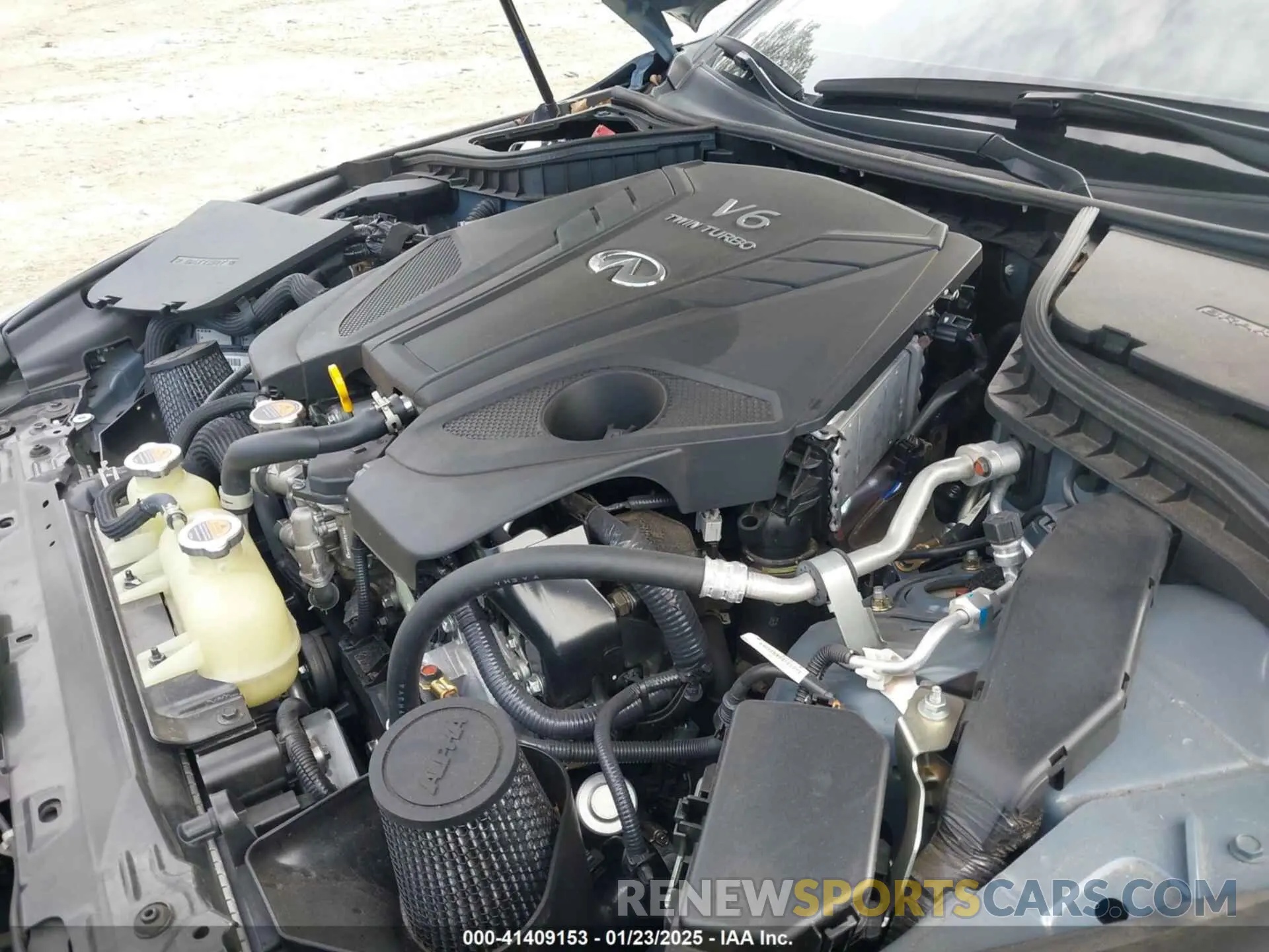 10 fotografías del automóvil dañado JN1FV7LKXMM530401 INFINITI Q60 2021
