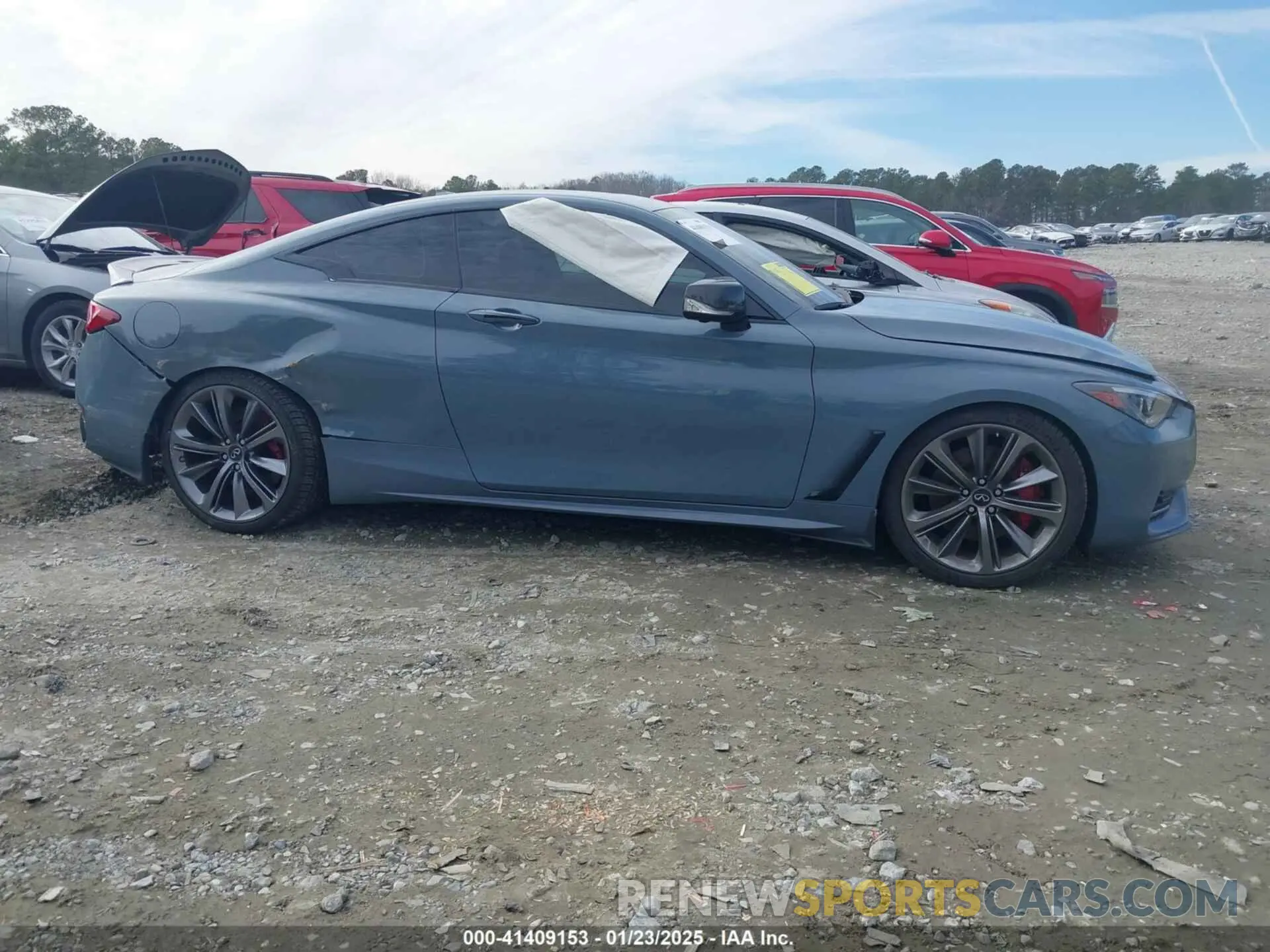 13 fotografías del automóvil dañado JN1FV7LKXMM530401 INFINITI Q60 2021