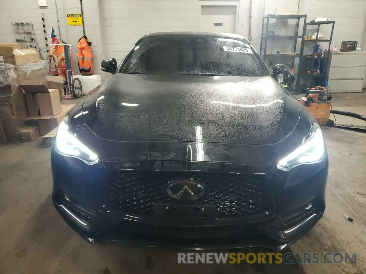 5 fotografías del automóvil dañado JN1FV7LL0MM560404 INFINITI Q60 2021