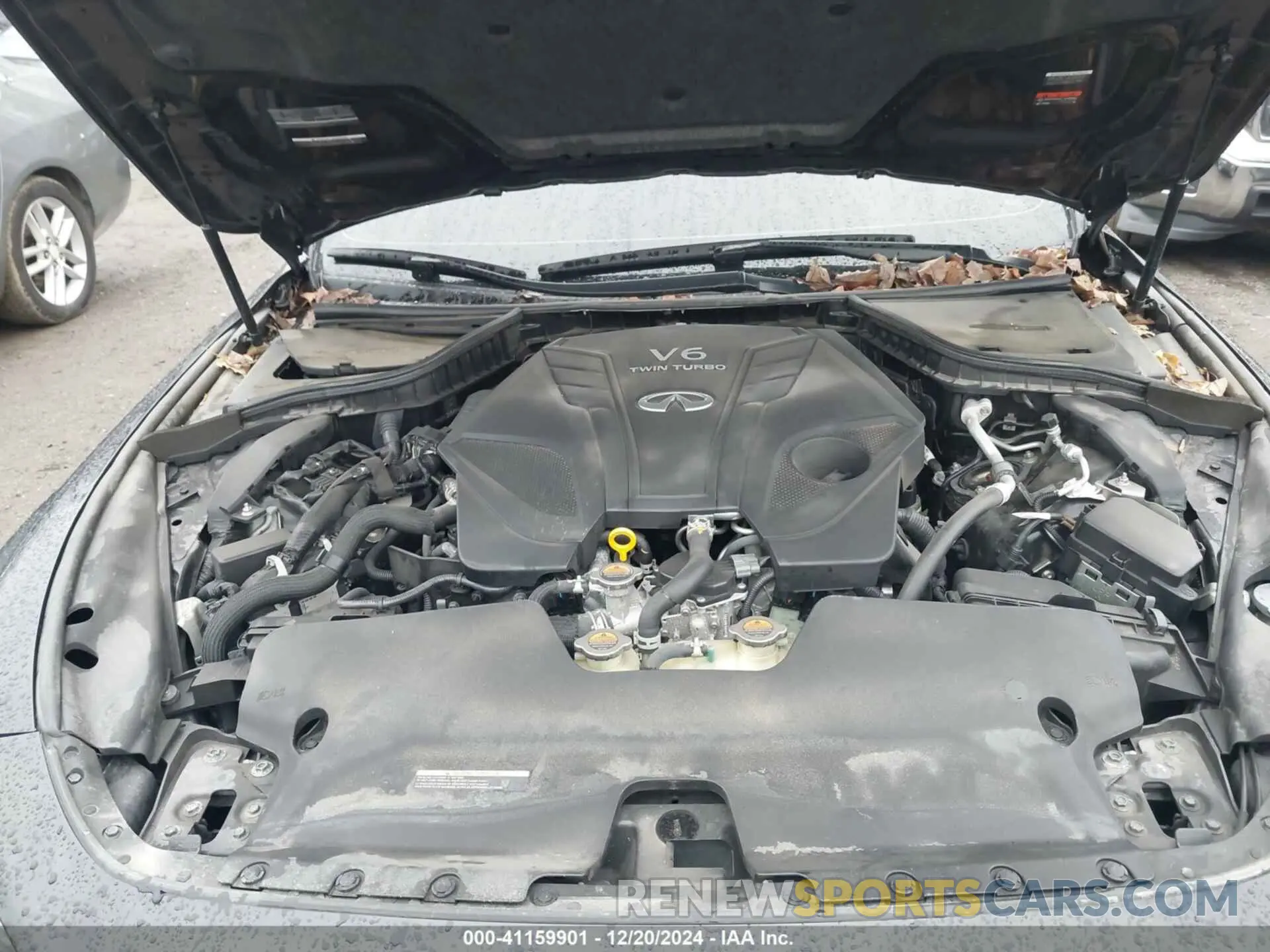 10 fotografías del automóvil dañado JN1FV7LL6MM560293 INFINITI Q60 2021