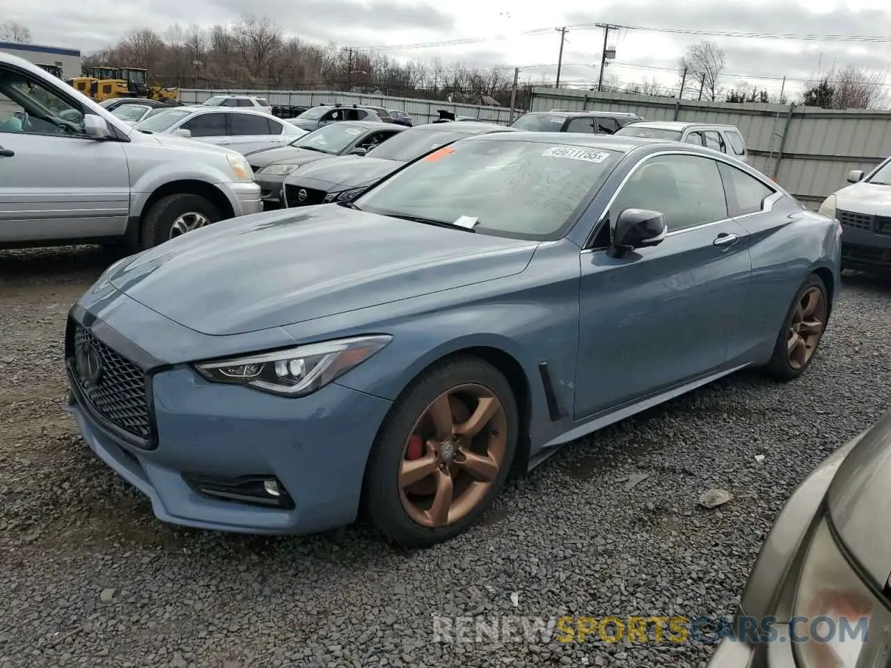 1 fotografías del automóvil dañado JN1FV7LL7MM560058 INFINITI Q60 2021