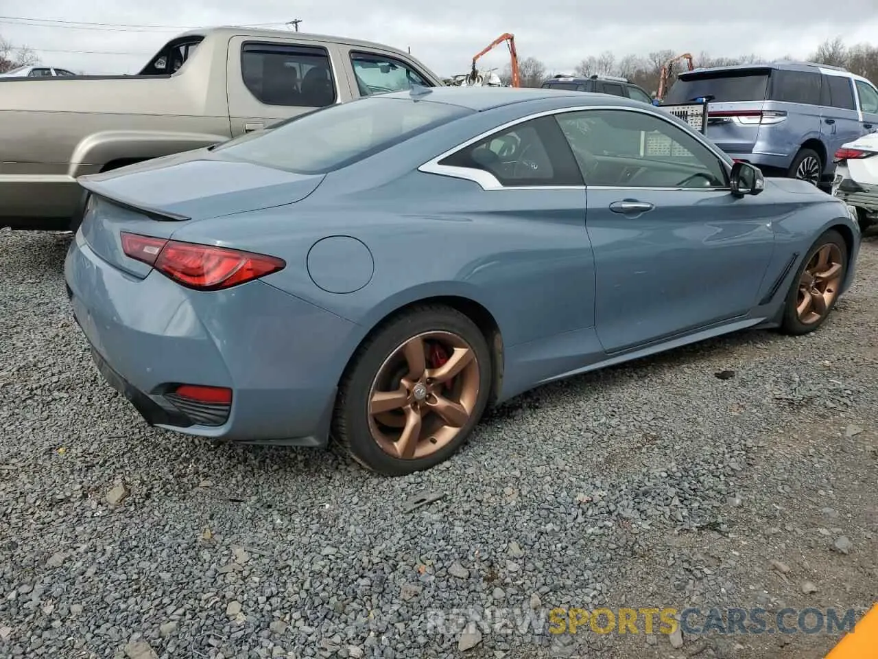 3 fotografías del automóvil dañado JN1FV7LL7MM560058 INFINITI Q60 2021