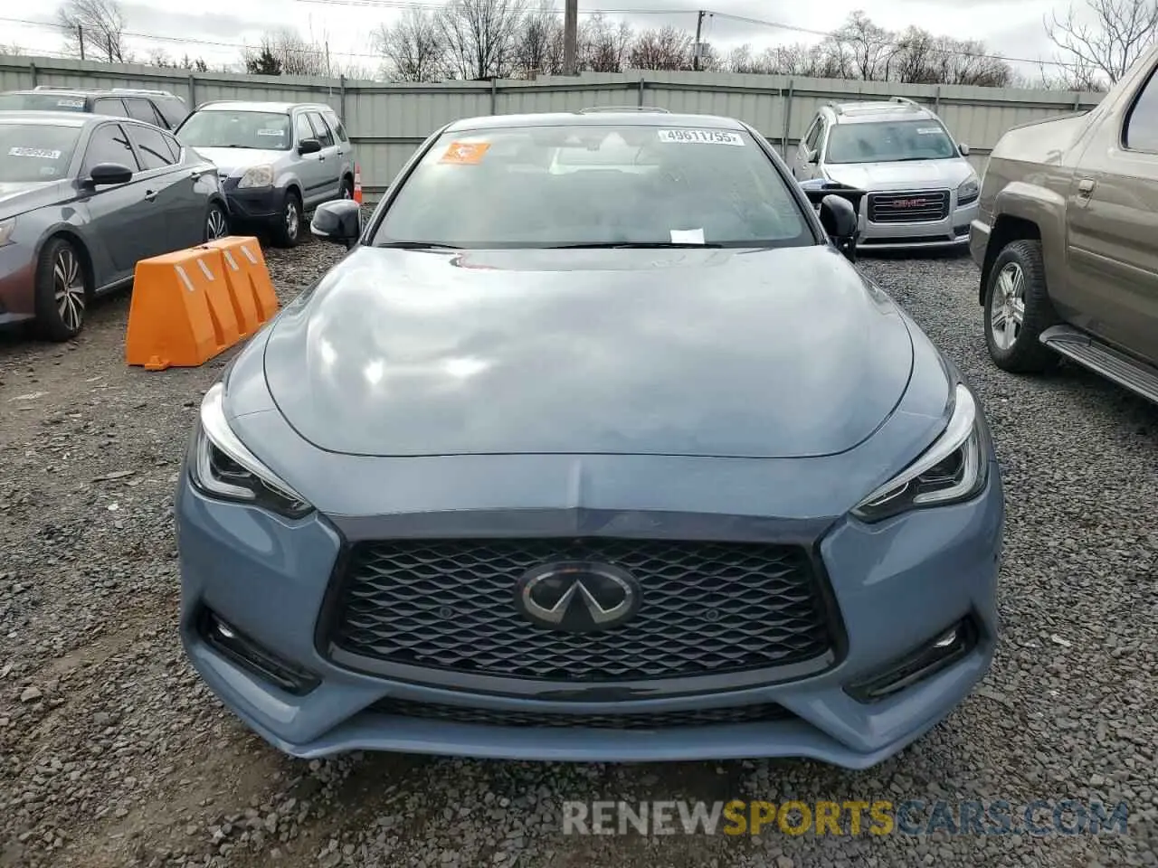5 fotografías del automóvil dañado JN1FV7LL7MM560058 INFINITI Q60 2021