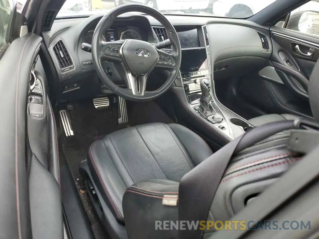 8 fotografías del automóvil dañado JN1FV7LL7MM560058 INFINITI Q60 2021