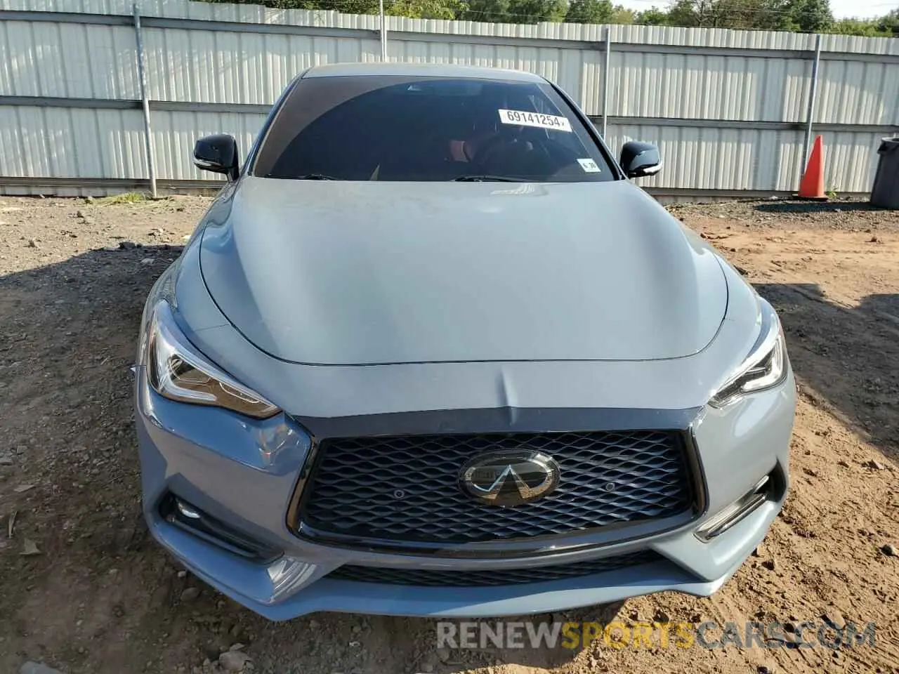 5 fotografías del automóvil dañado JN1FV7LL7MM560206 INFINITI Q60 2021