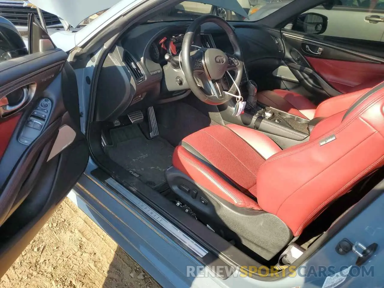 8 fotografías del automóvil dañado JN1FV7LL7MM560206 INFINITI Q60 2021