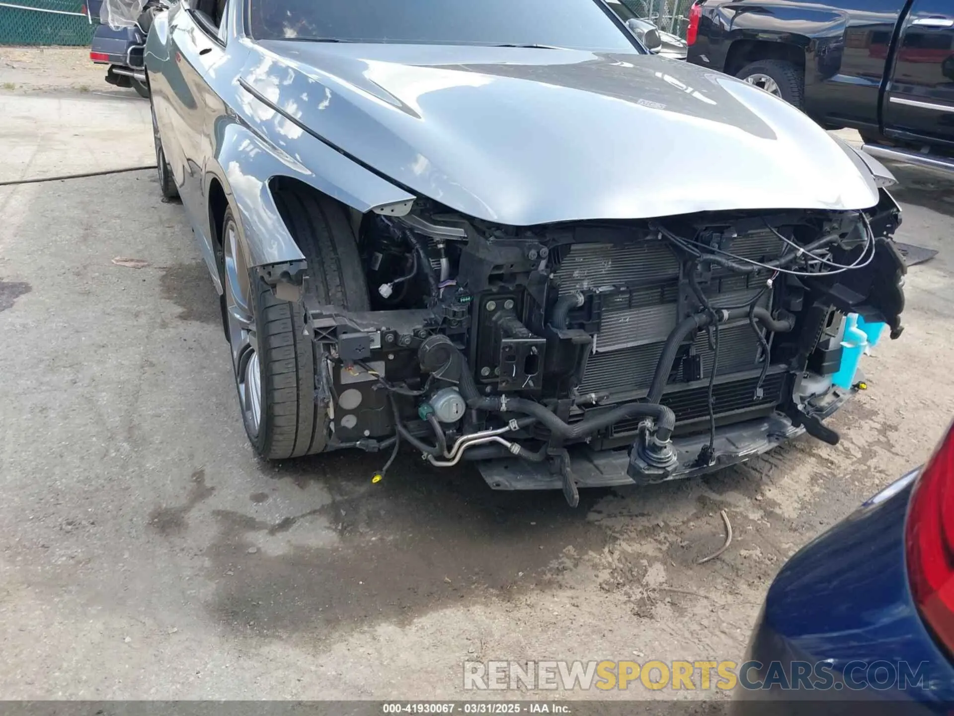 6 fotografías del automóvil dañado JN1FV7LLXMM560314 INFINITI Q60 2021