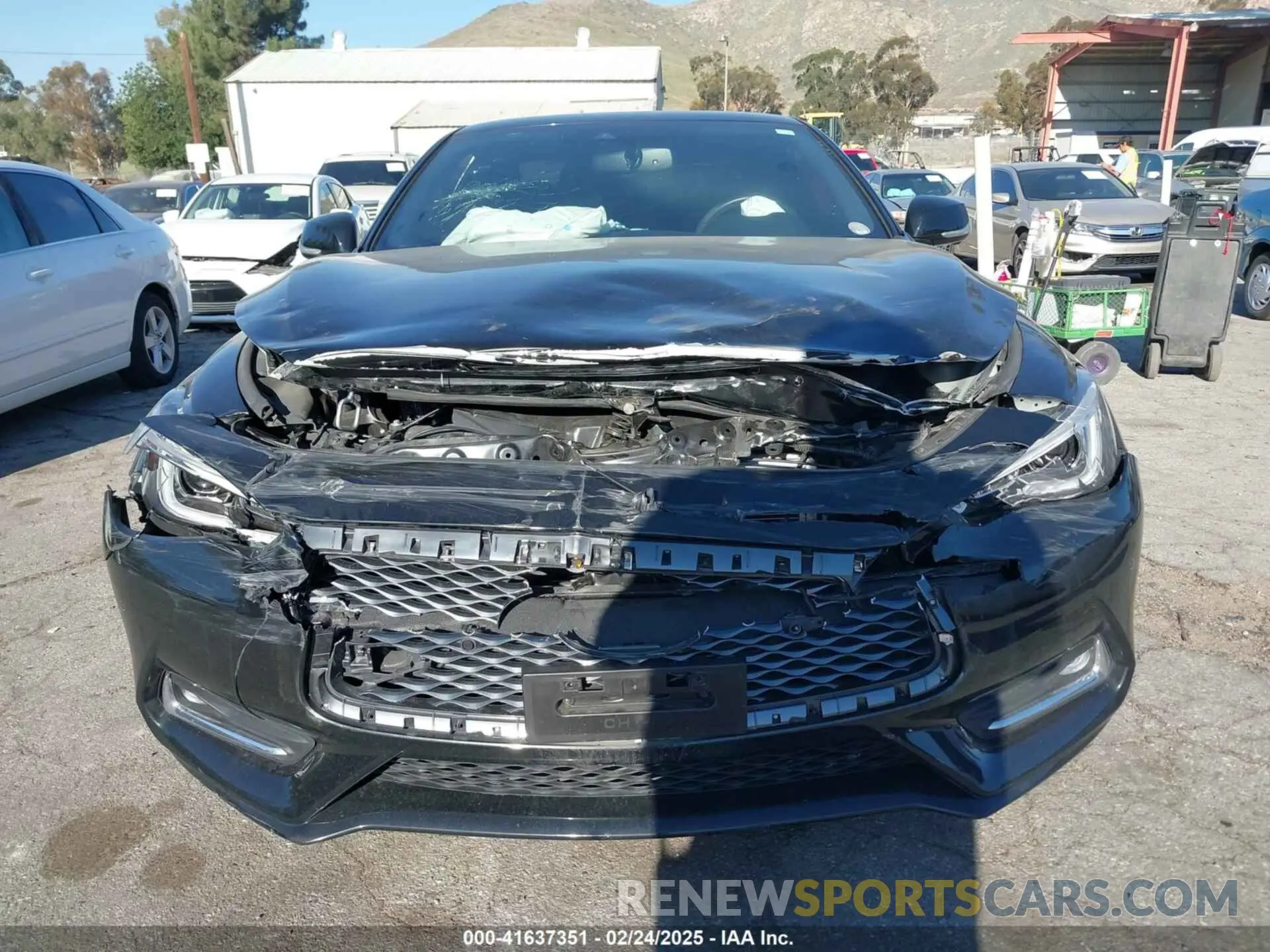 12 fotografías del automóvil dañado JN1EV7KK2NM600262 INFINITI Q60 2022