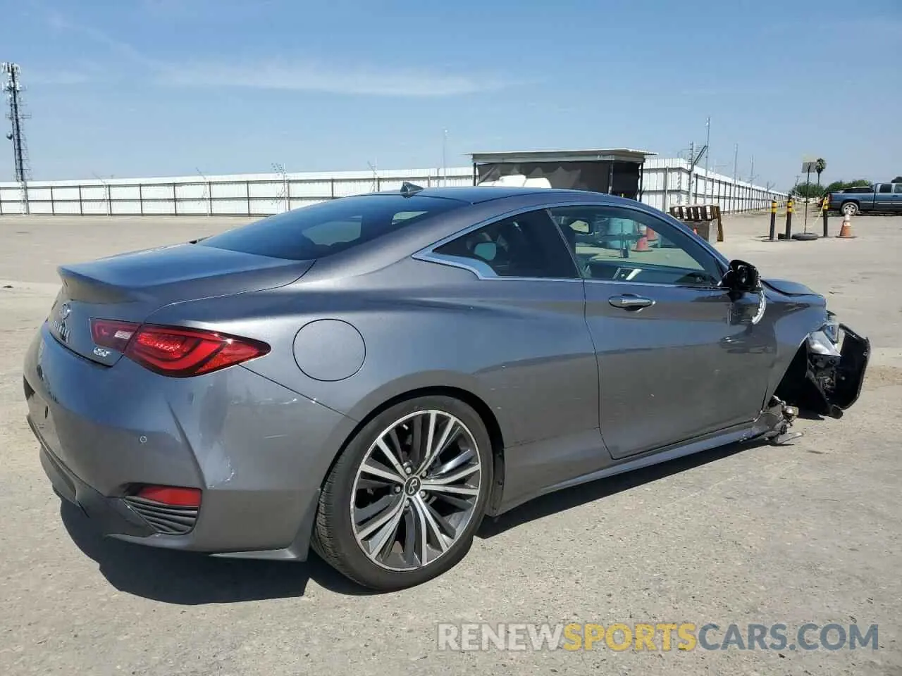 3 fotografías del automóvil dañado JN1EV7KK5NM600675 INFINITI Q60 2022