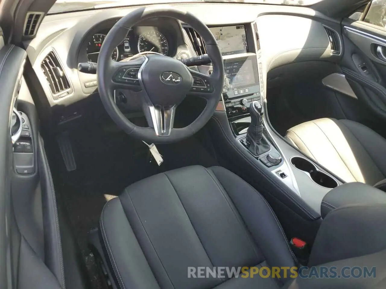 8 fotografías del automóvil dañado JN1EV7KK5NM600675 INFINITI Q60 2022